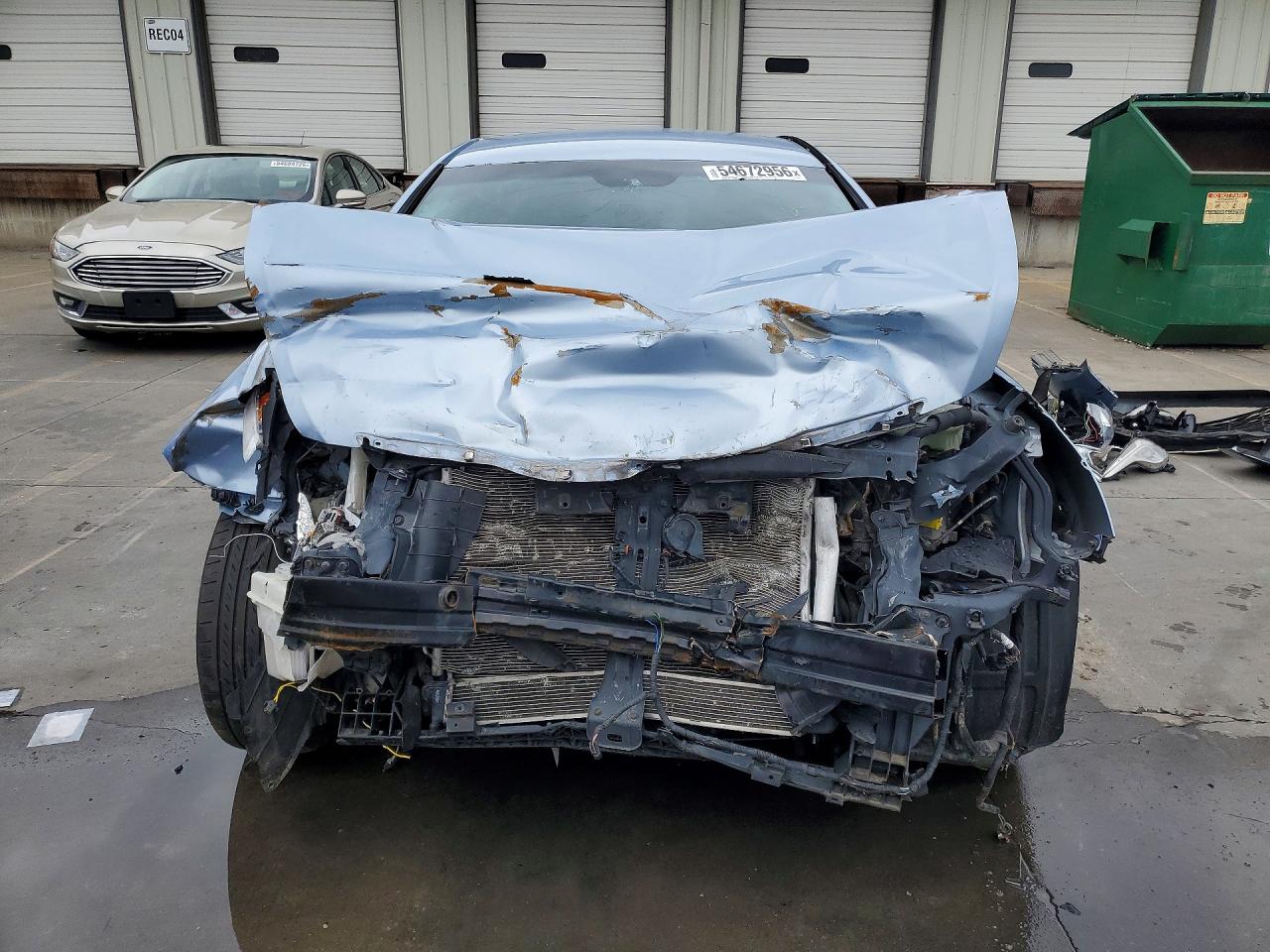 2013 Hyundai Sonata Hybrid Blue vin: KMHEC4A41DA066560