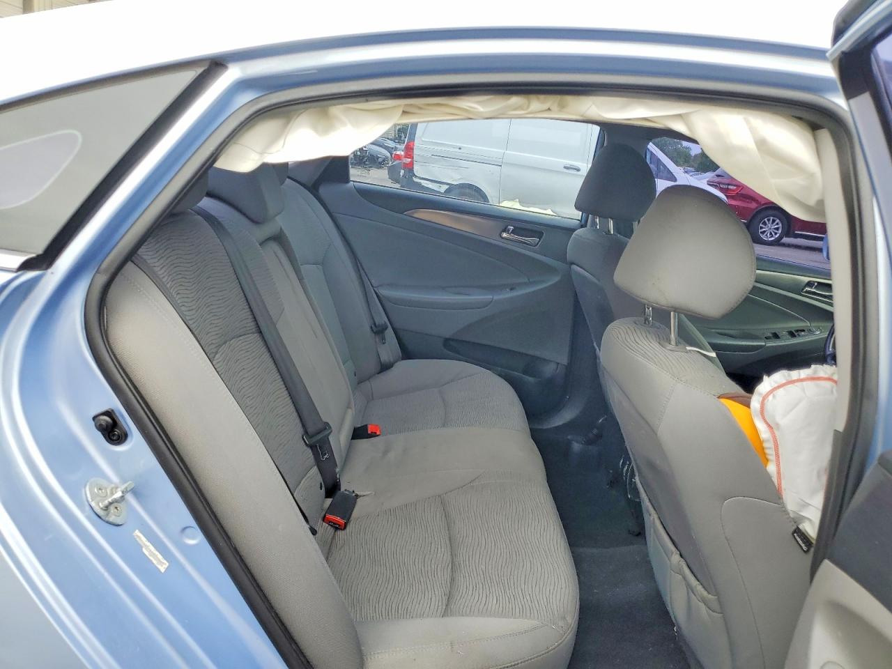 2013 Hyundai Sonata Hybrid Blue vin: KMHEC4A41DA066560