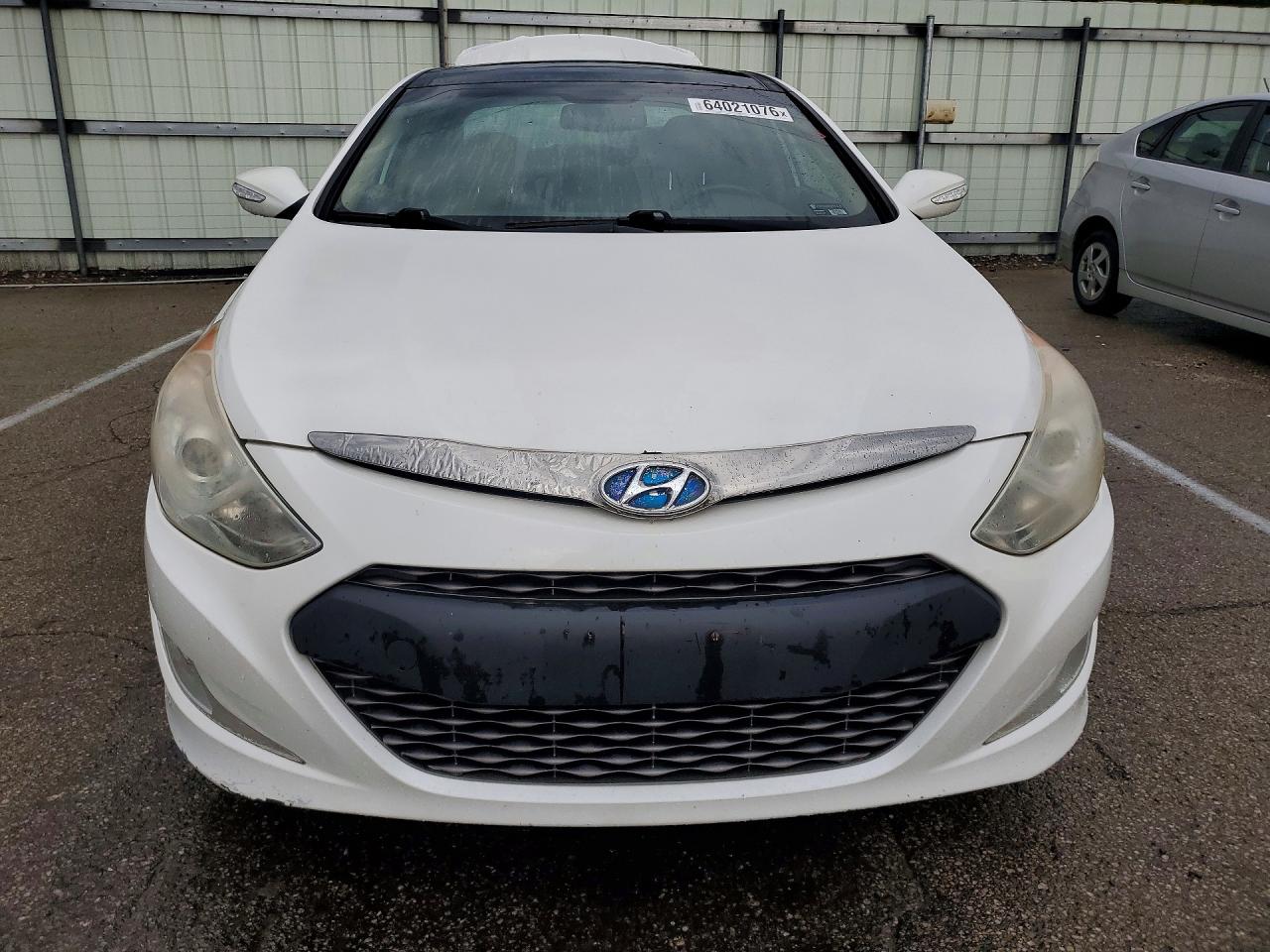 2013 Hyundai Sonata Hybrid White vin: KMHEC4A41DA074951