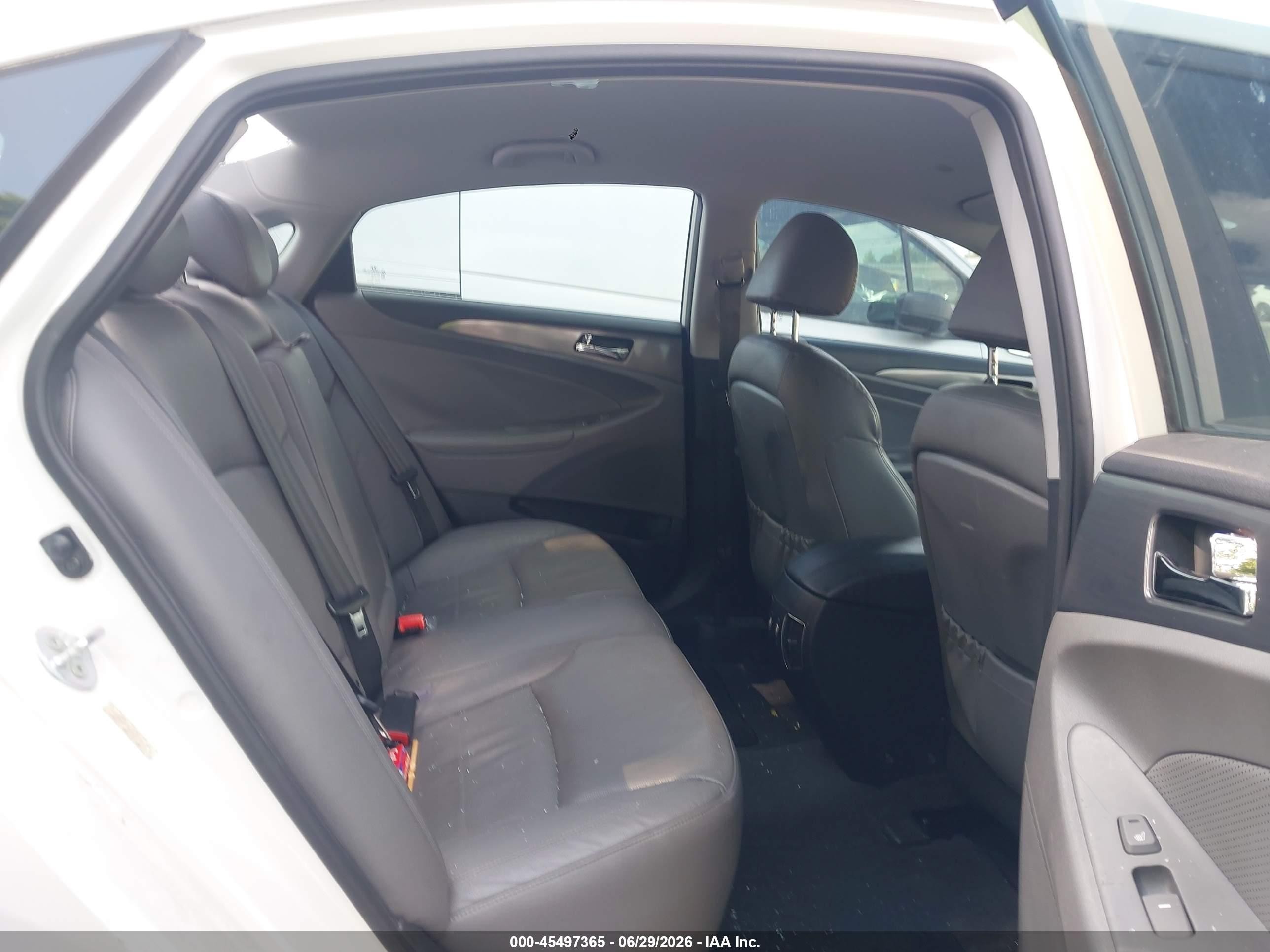 2013 Hyundai Sonata Hybrid Limited White vin: KMHEC4A41DA091653