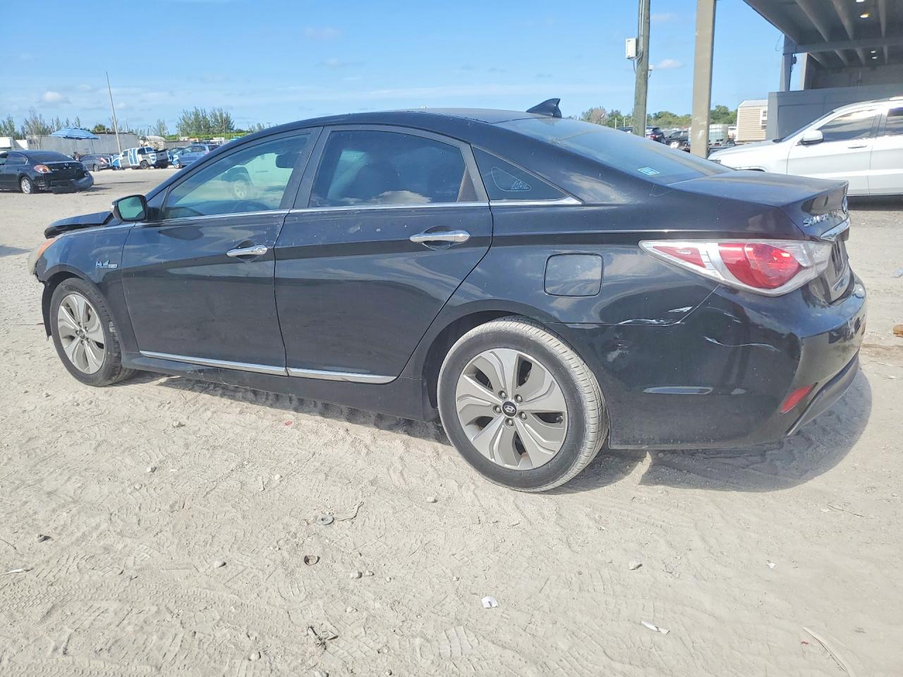 2013 Hyundai Sonata Hybrid Black vin: KMHEC4A41DA094830