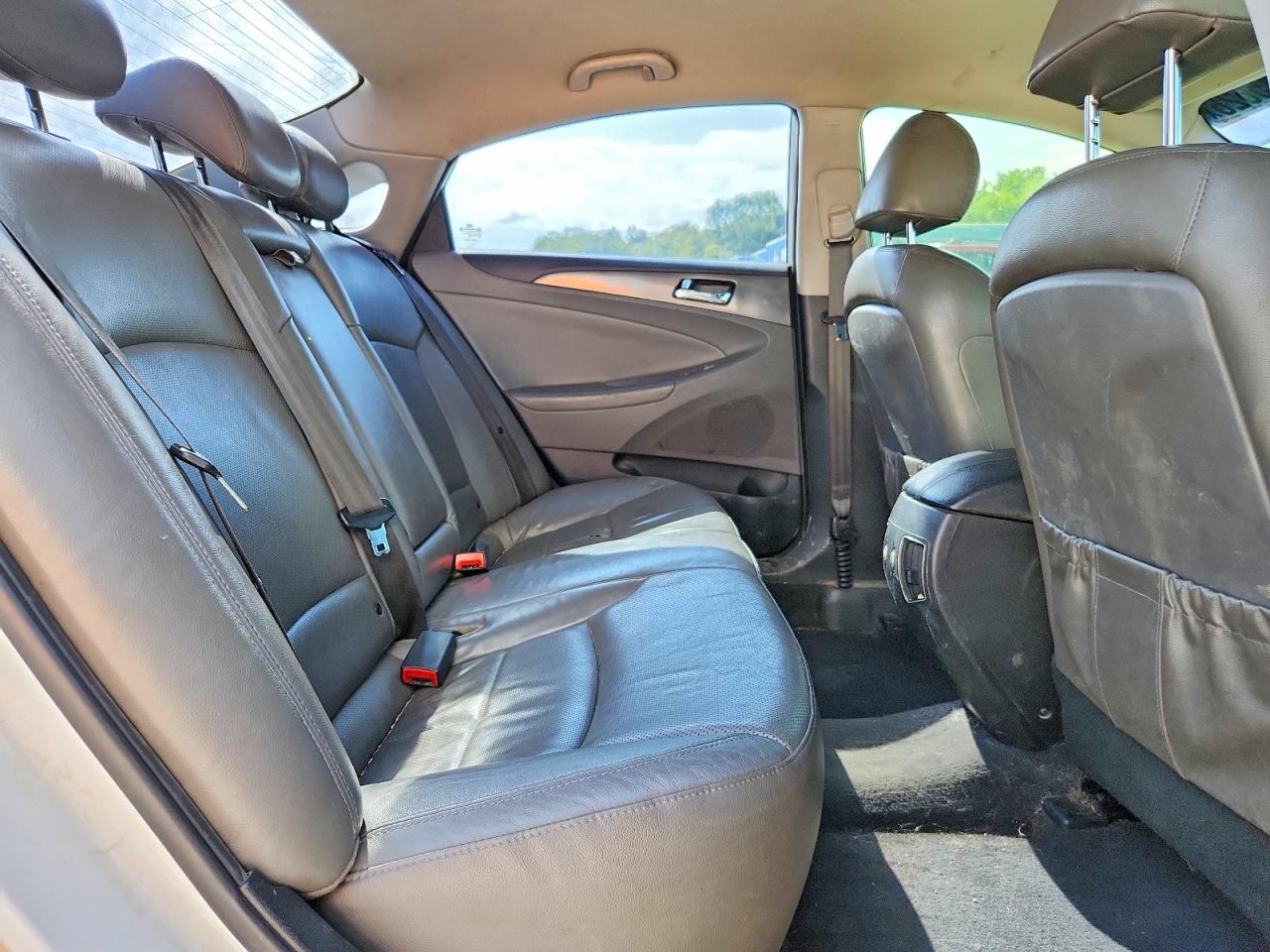 2013 Hyundai Sonata Hybrid White vin: KMHEC4A41DA097565