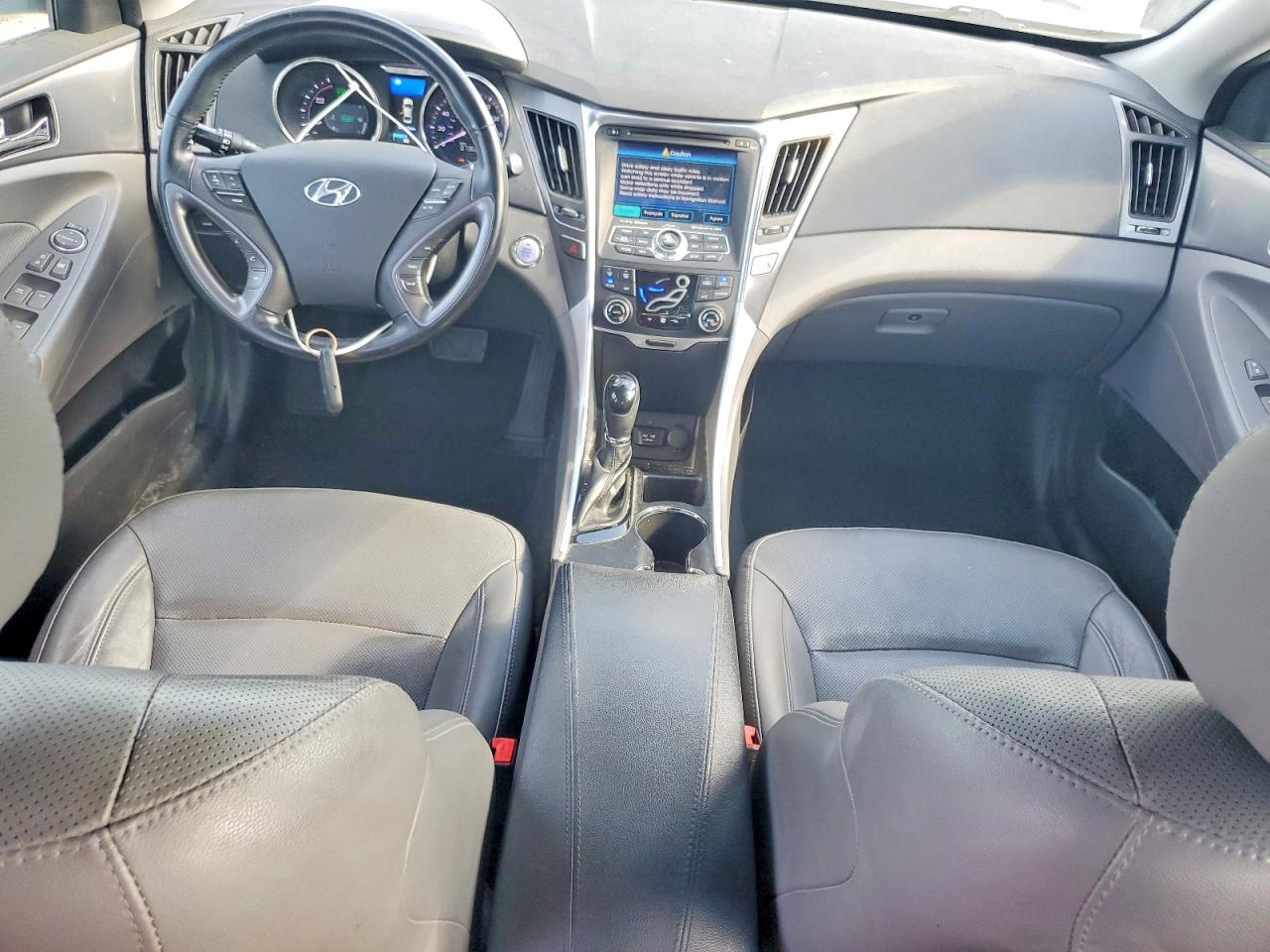 2013 Hyundai Sonata Hybrid Blue vin: KMHEC4A41DA099283