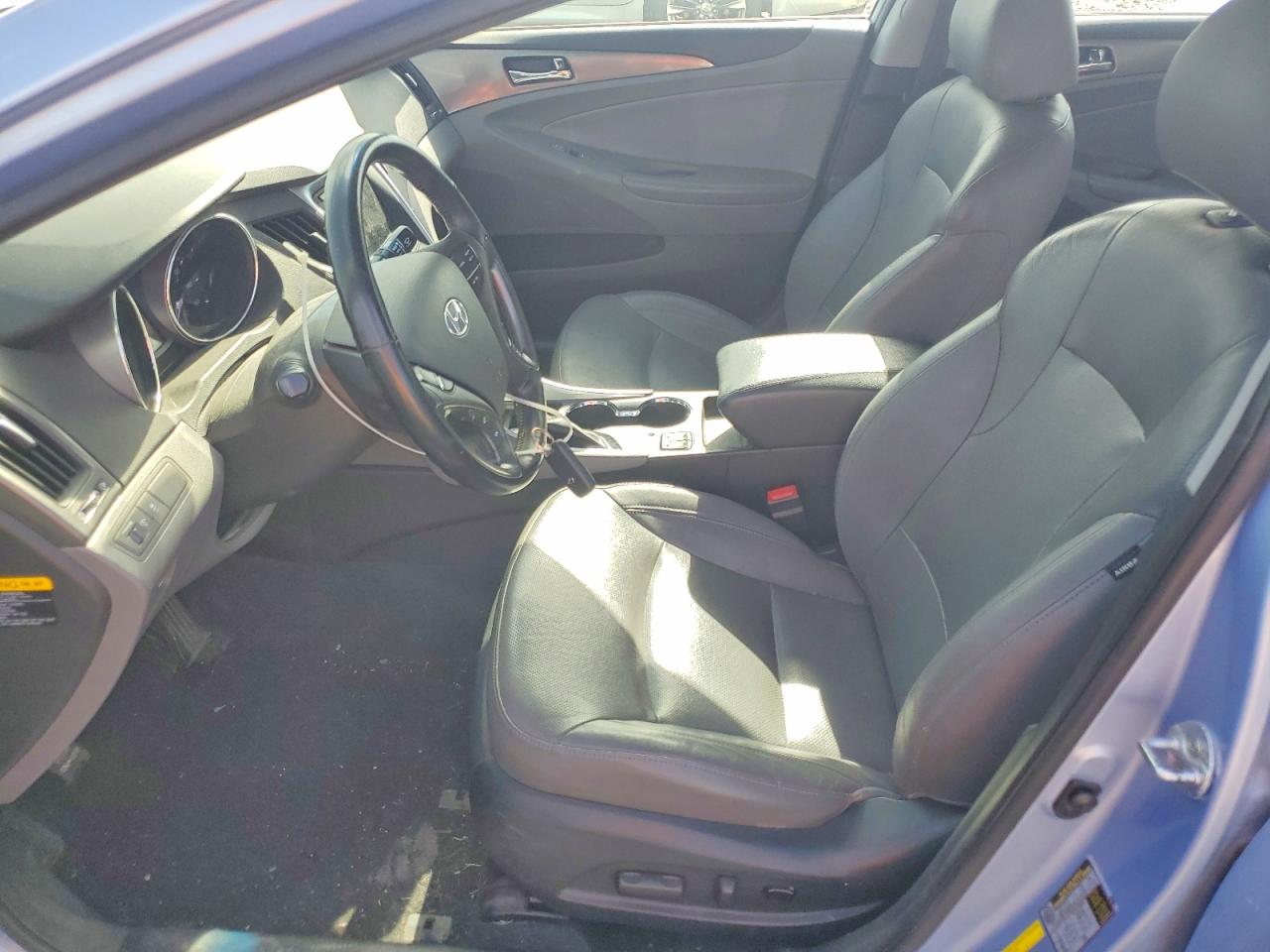 2013 Hyundai Sonata Hybrid Blue vin: KMHEC4A41DA099283