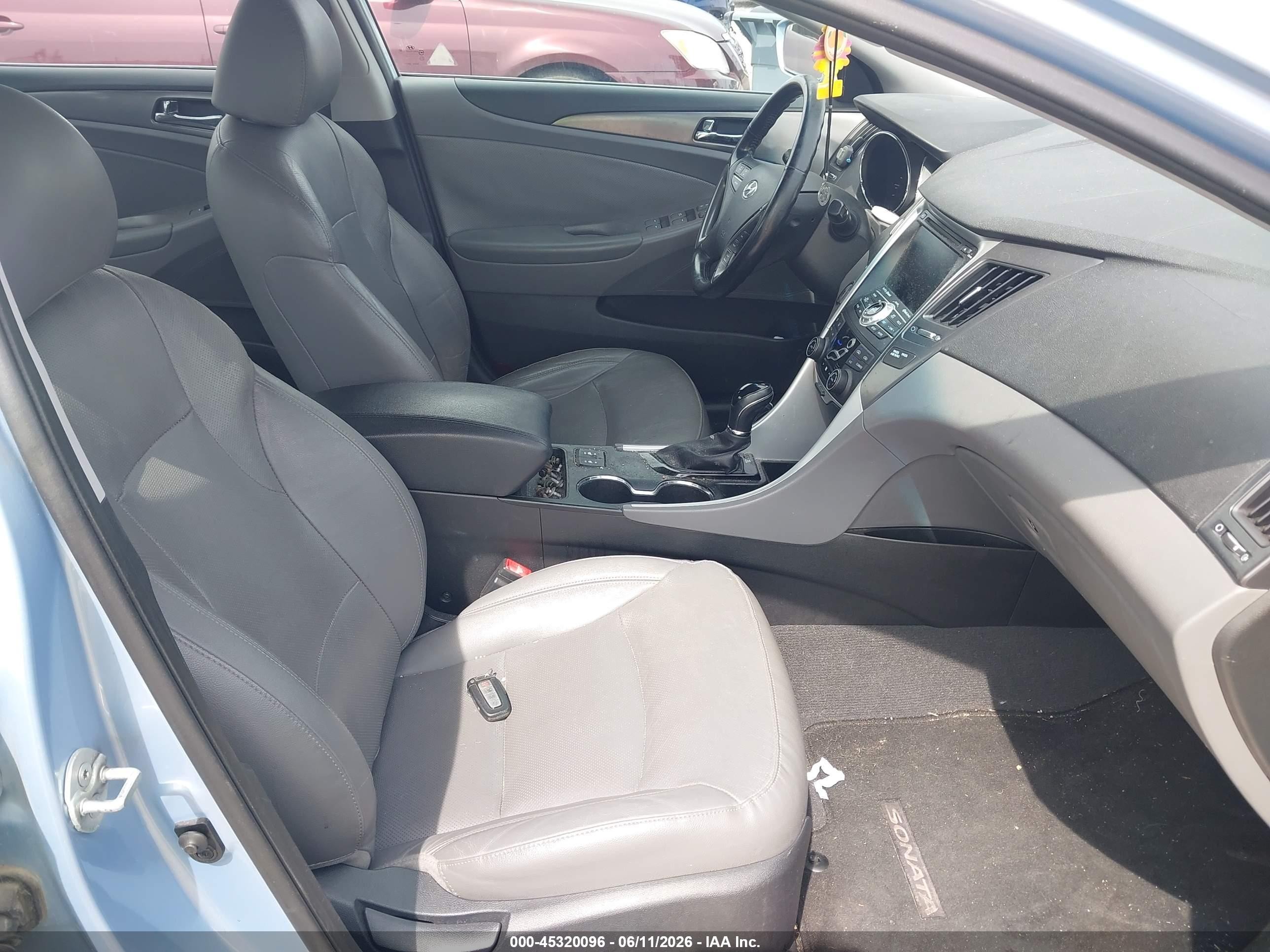 2014 Hyundai Sonata Hybrid Limited Light Blue vin: KMHEC4A41EA104953