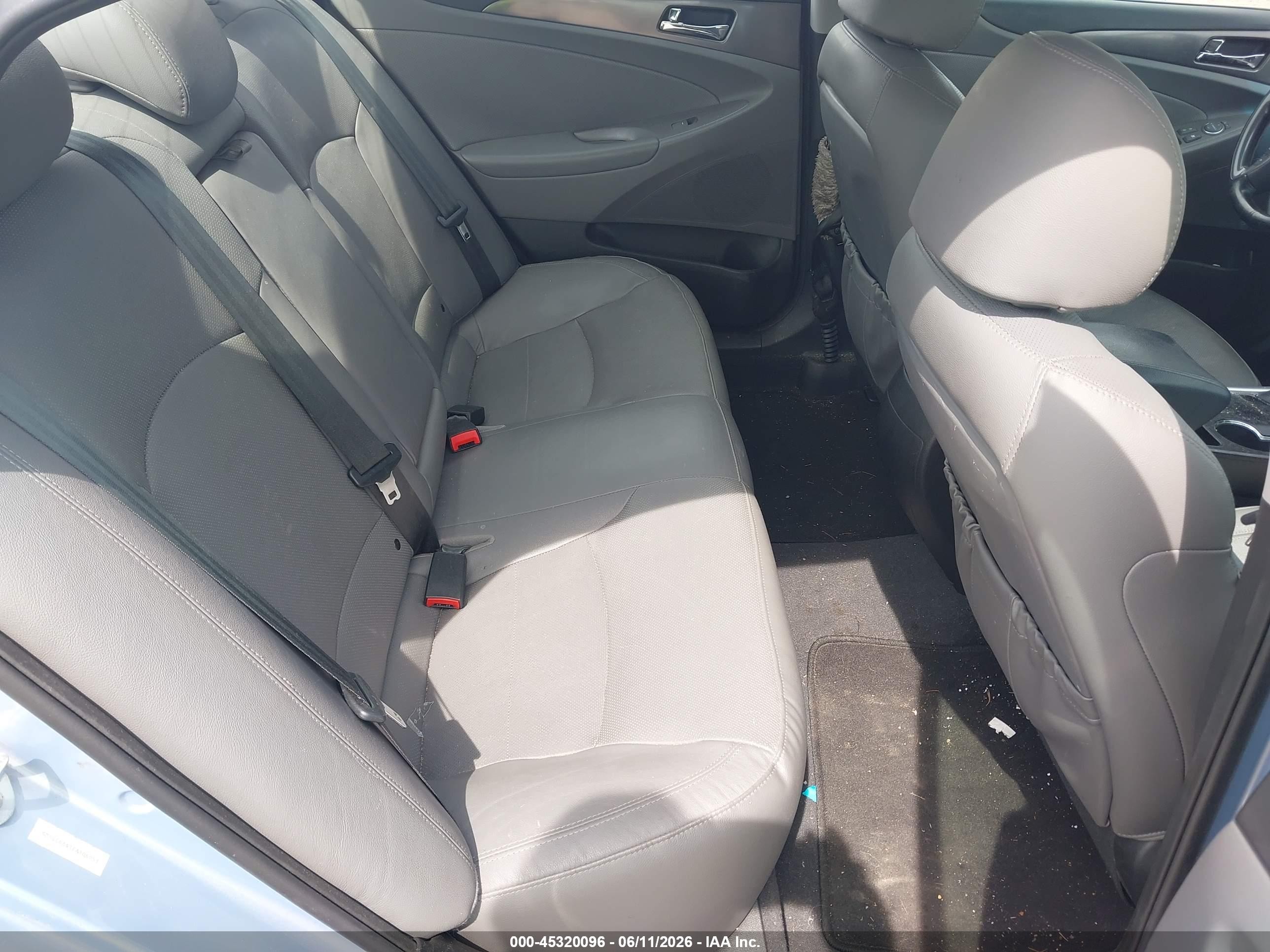 2014 Hyundai Sonata Hybrid Limited Light Blue vin: KMHEC4A41EA104953