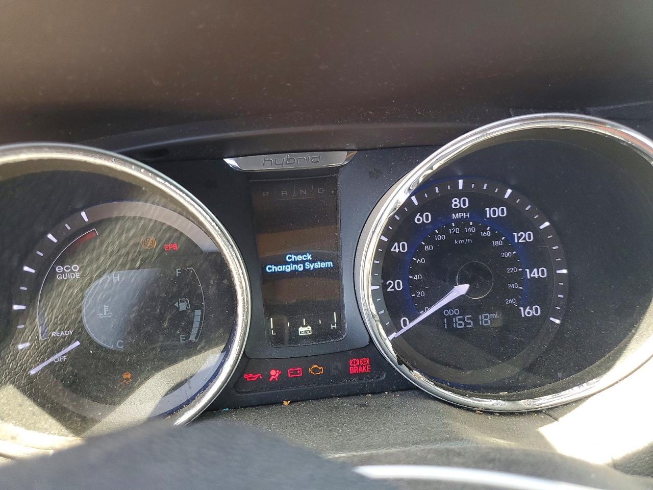 2014 Hyundai Sonata Hybrid Burgundy vin: KMHEC4A41EA111806