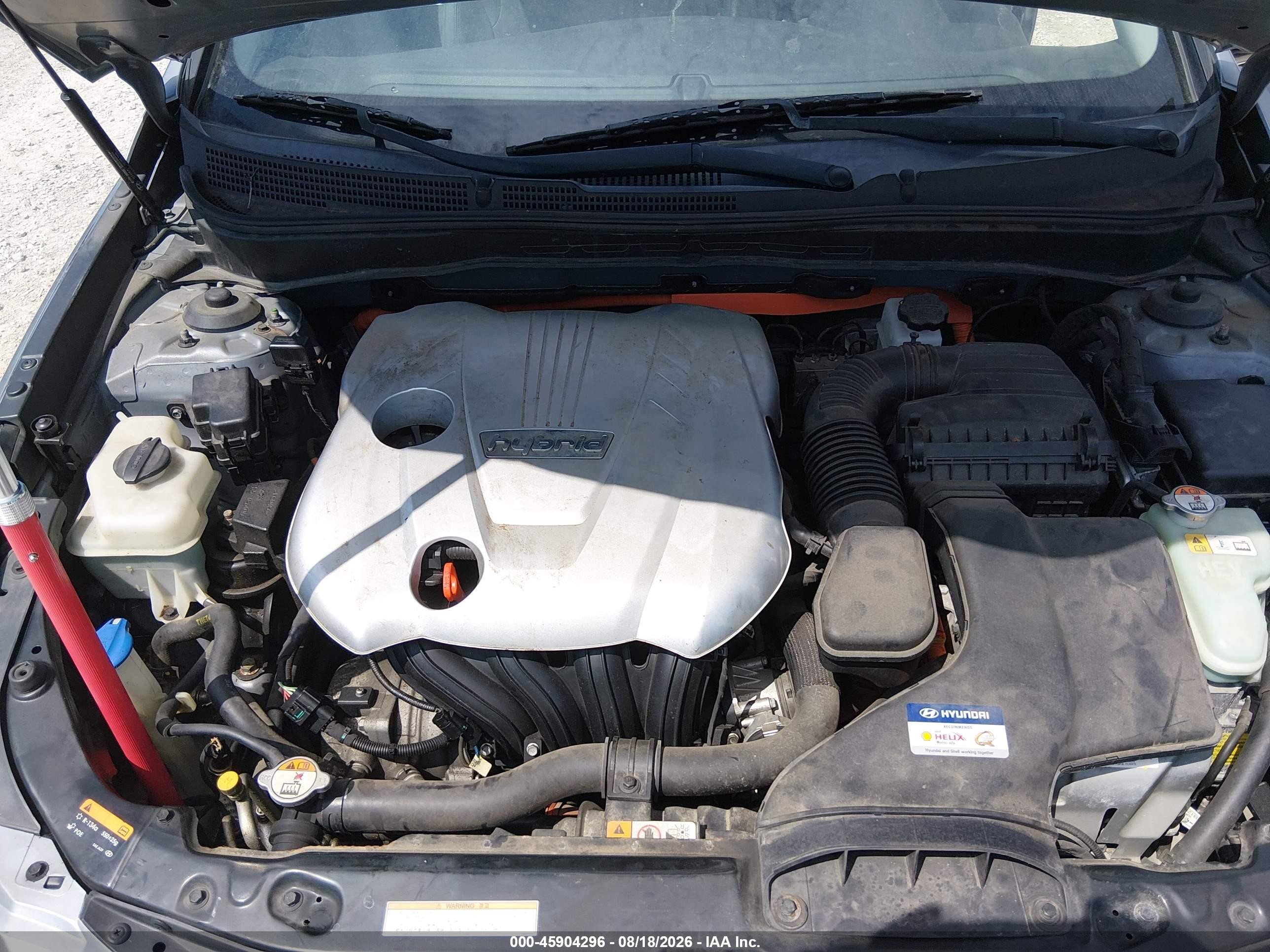 2014 Hyundai Sonata Hybrid Limited Silver vin: KMHEC4A41EA112762