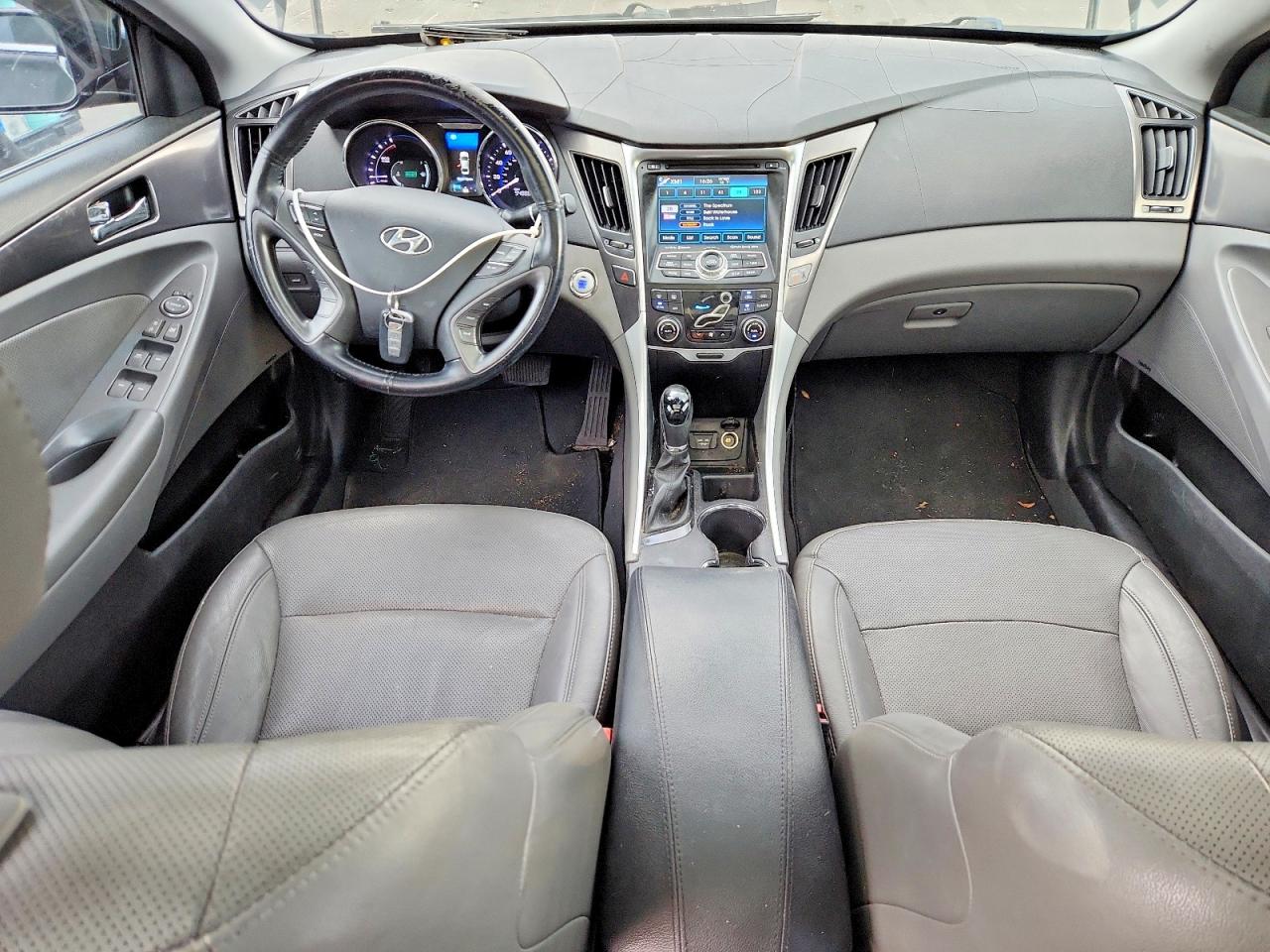 2015 Hyundai Sonata Hybrid Limited Black vin: KMHEC4A41FA122452