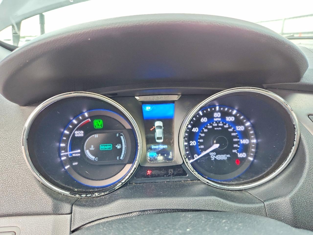 2015 Hyundai Sonata Hybrid Limited Black vin: KMHEC4A41FA122452