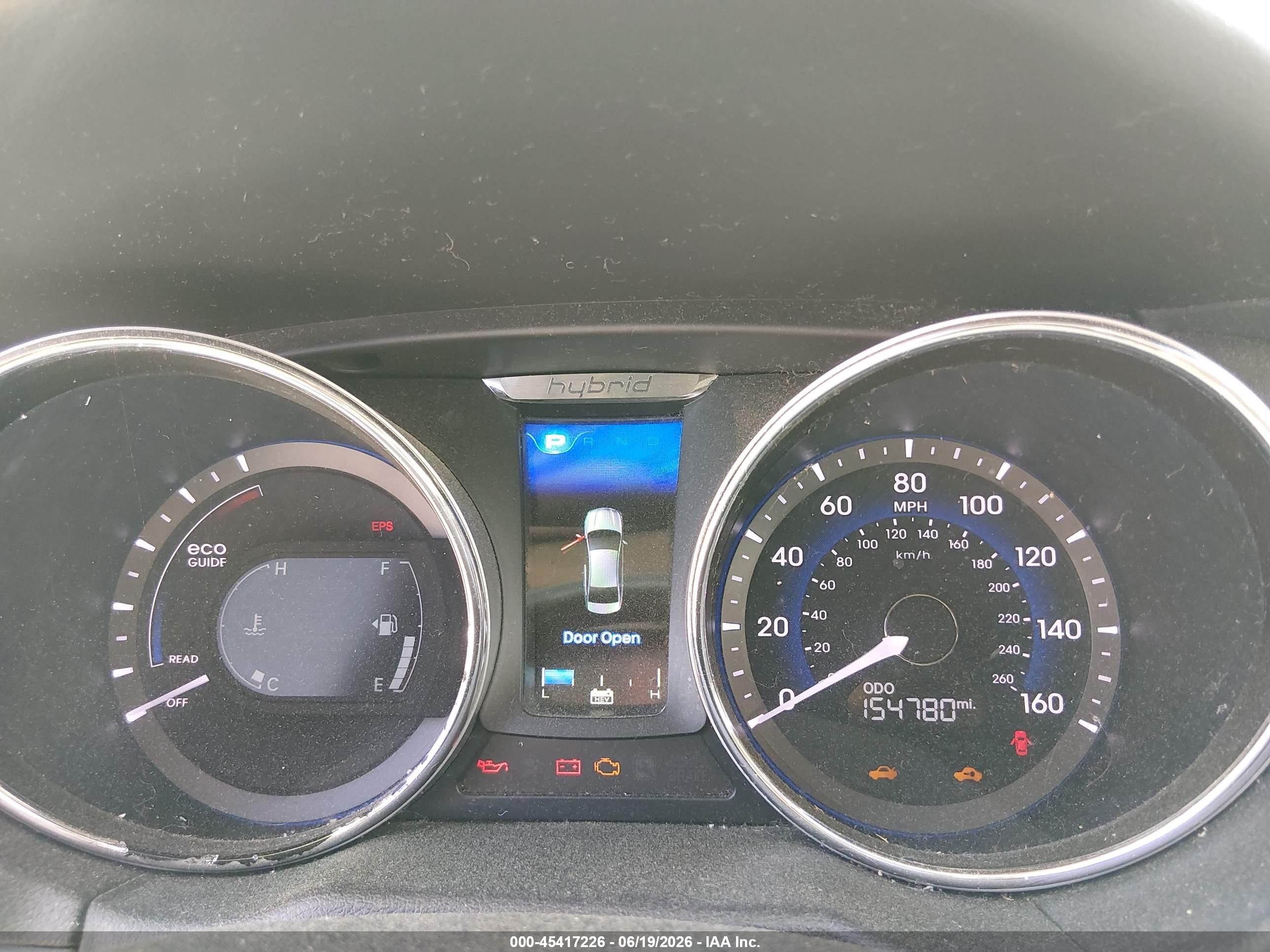 2015 Hyundai Sonata Hybrid Limited Серебряный vin: KMHEC4A41FA126422