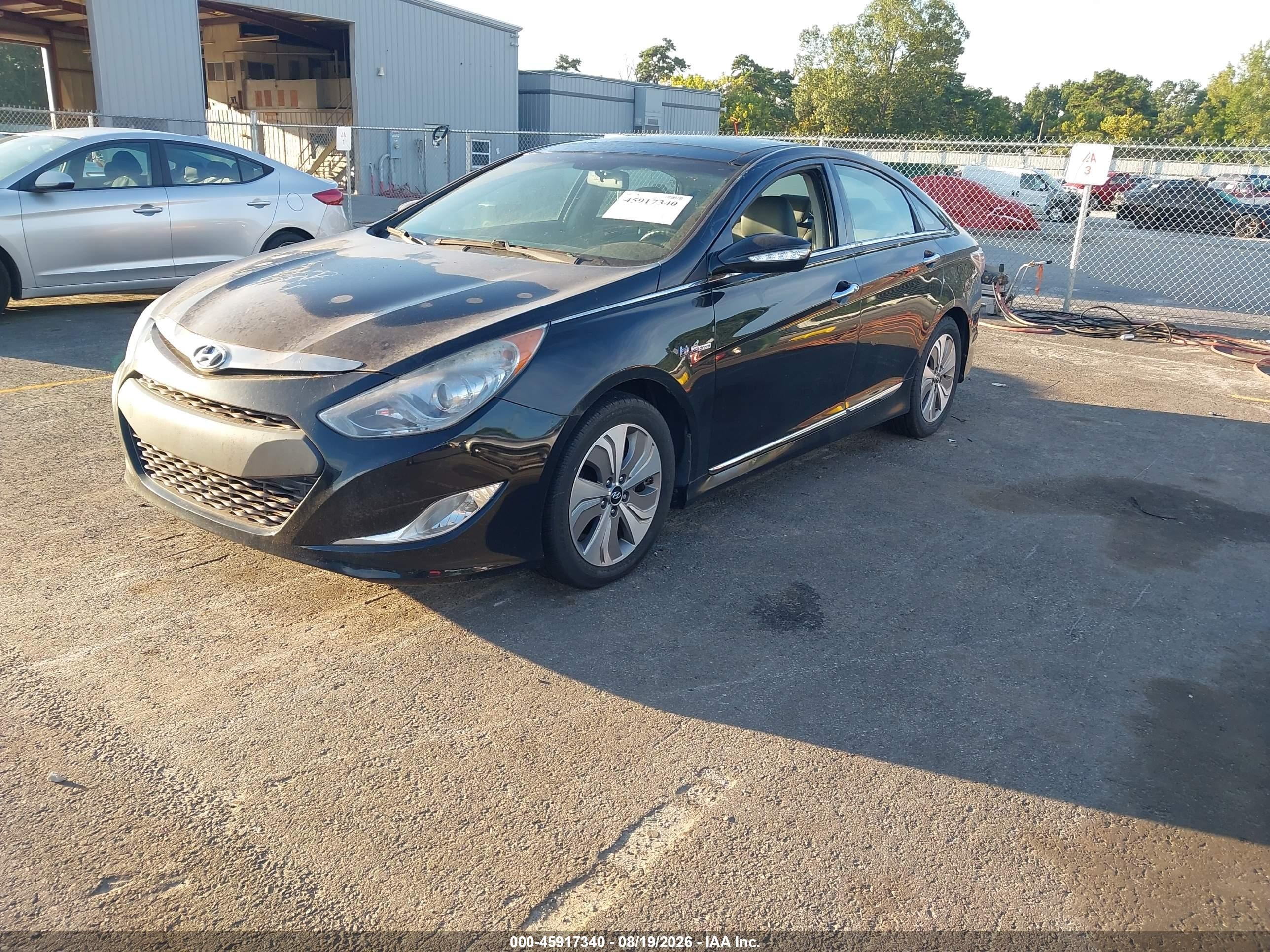 2015 Hyundai Sonata Hybrid Limited Black vin: KMHEC4A41FA127067