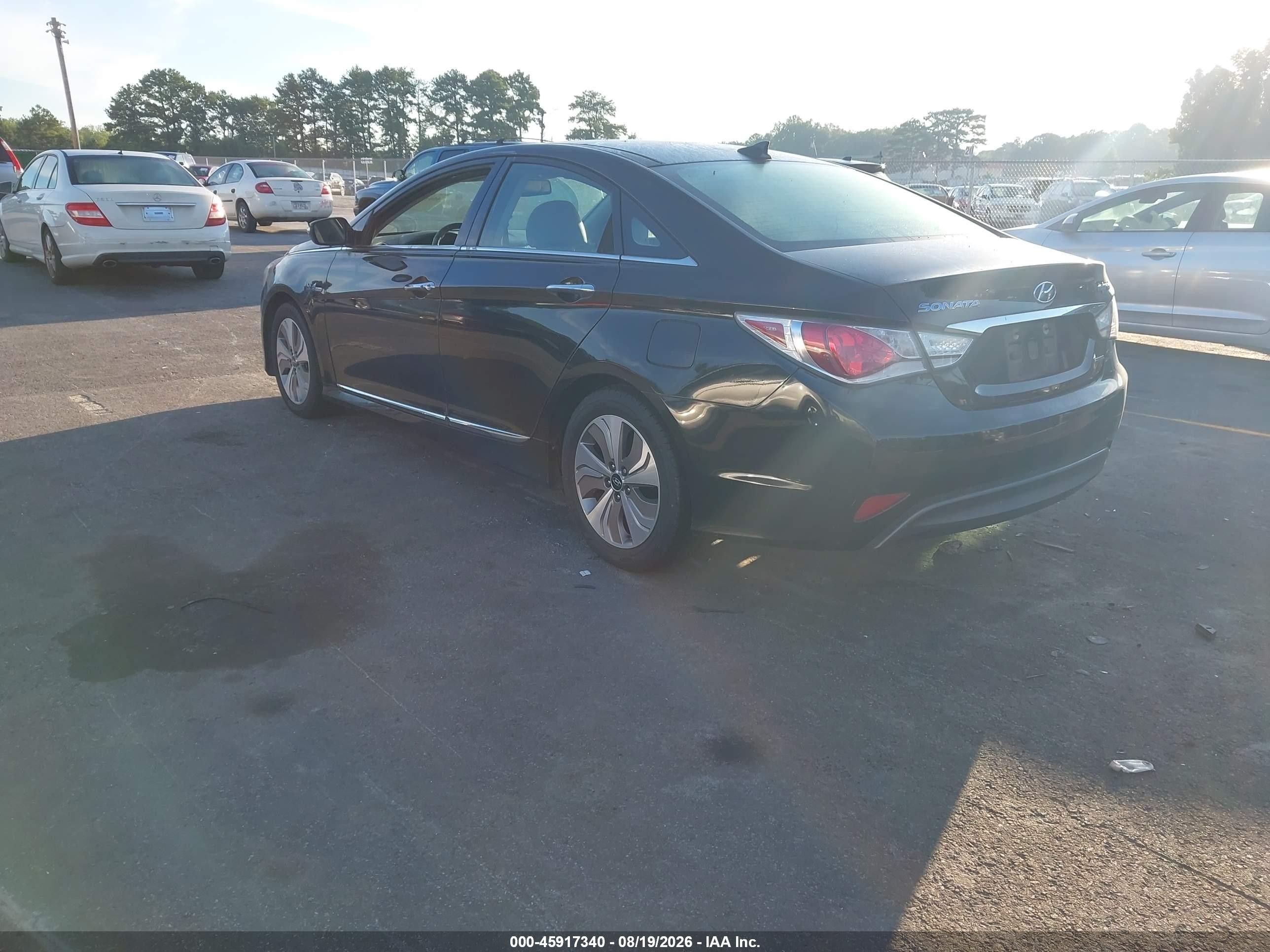 2015 Hyundai Sonata Hybrid Limited Black vin: KMHEC4A41FA127067