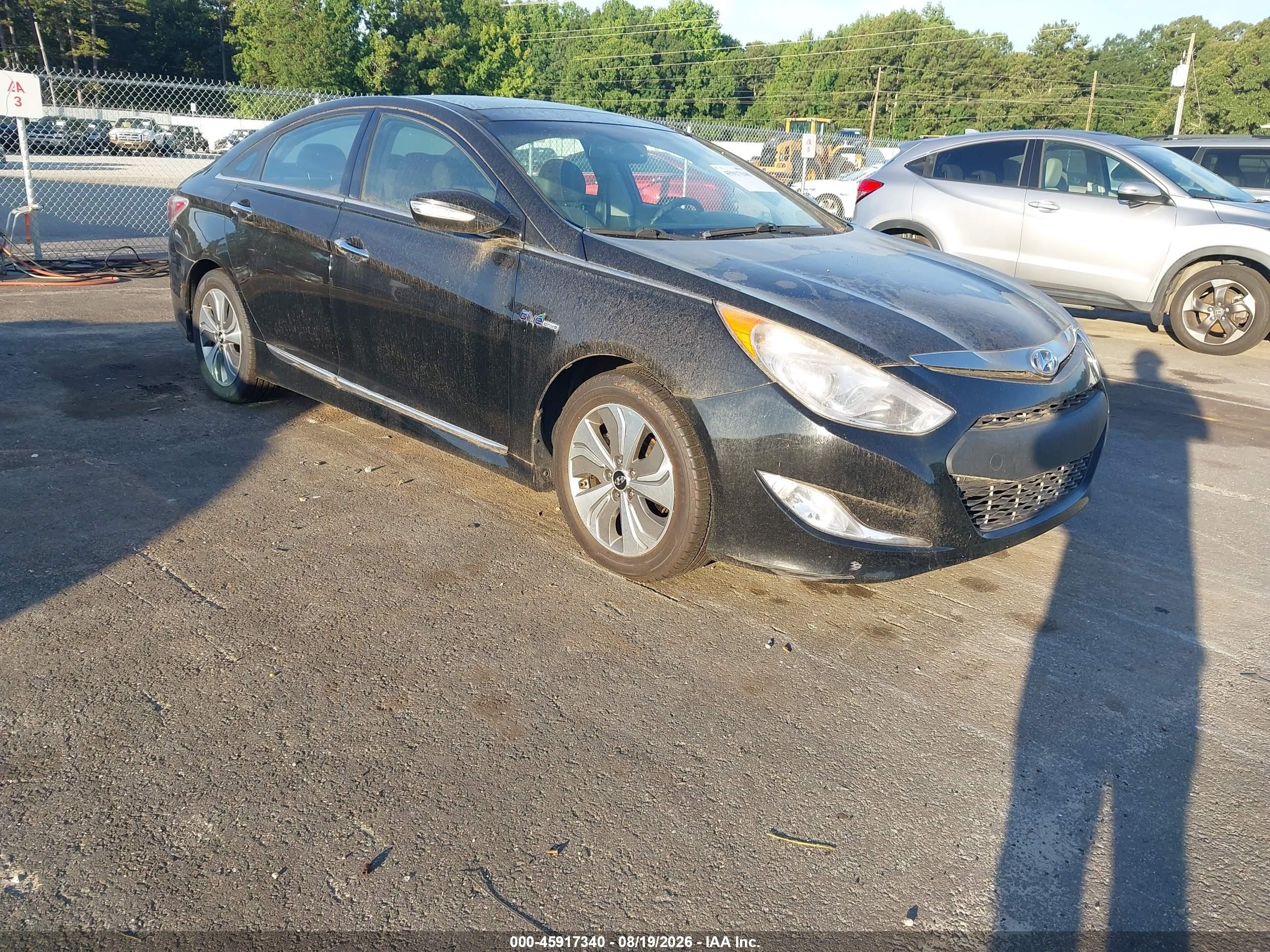2015 Hyundai Sonata Hybrid Limited Black vin: KMHEC4A41FA127067