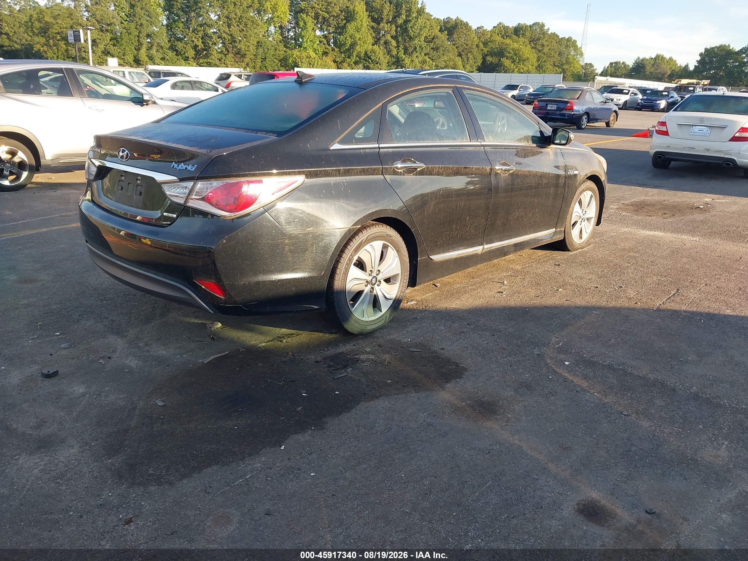 2015 Hyundai Sonata Hybrid Limited Black vin: KMHEC4A41FA127067