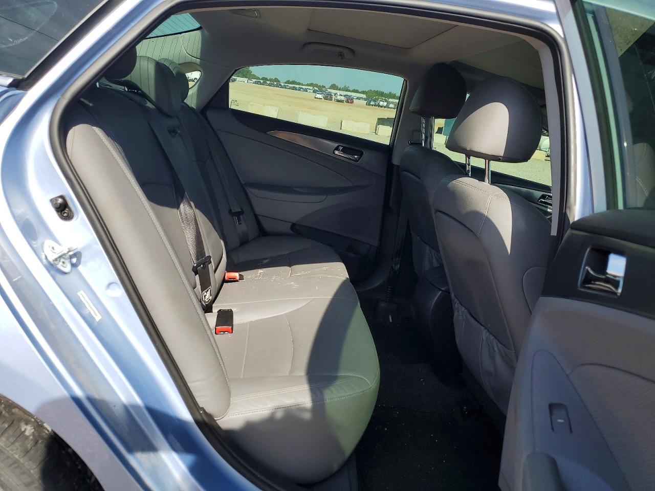 2015 Hyundai Sonata Hybrid Limited Blue vin: KMHEC4A41FA129708