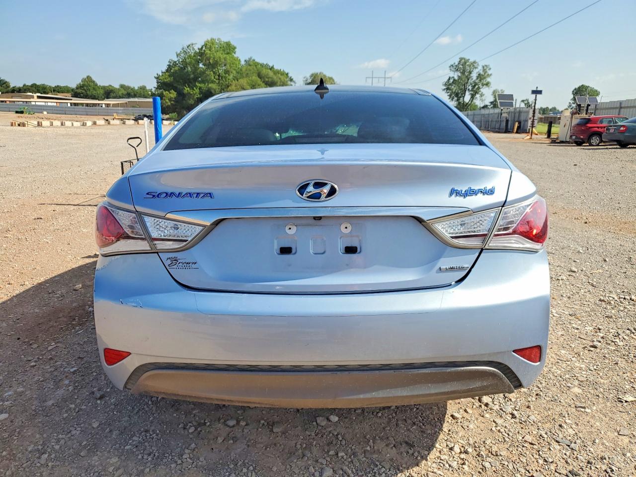 2015 Hyundai Sonata Hybrid Limited Blue vin: KMHEC4A41FA129708