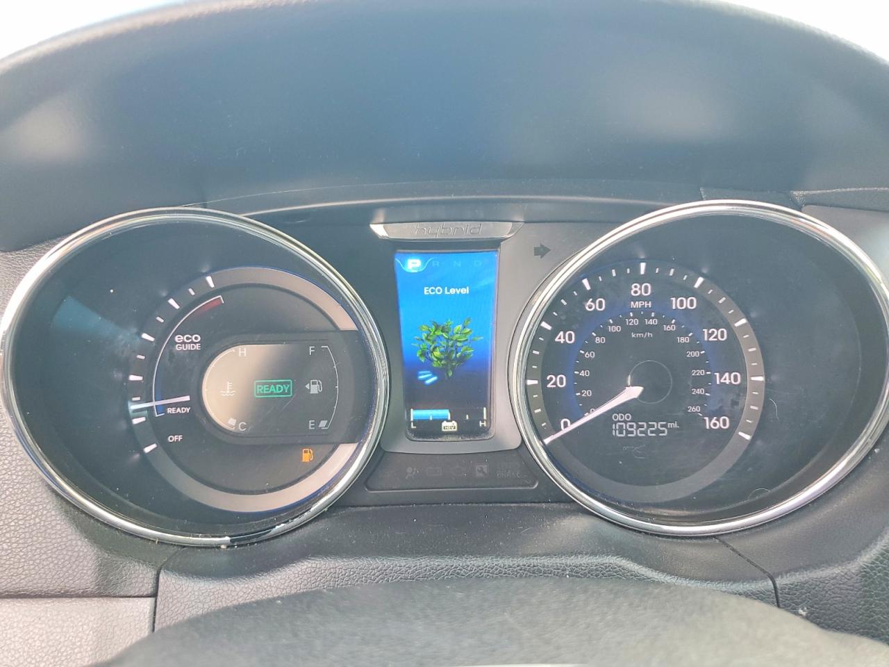2015 Hyundai Sonata Hybrid Base Blue vin: KMHEC4A41FA134908