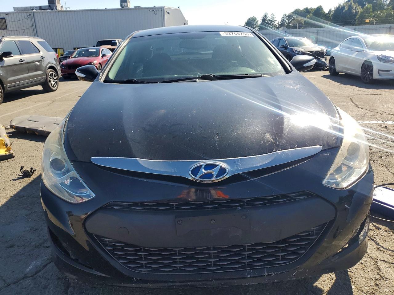 2015 Hyundai Sonata Hybrid Base Black vin: KMHEC4A41FA134956