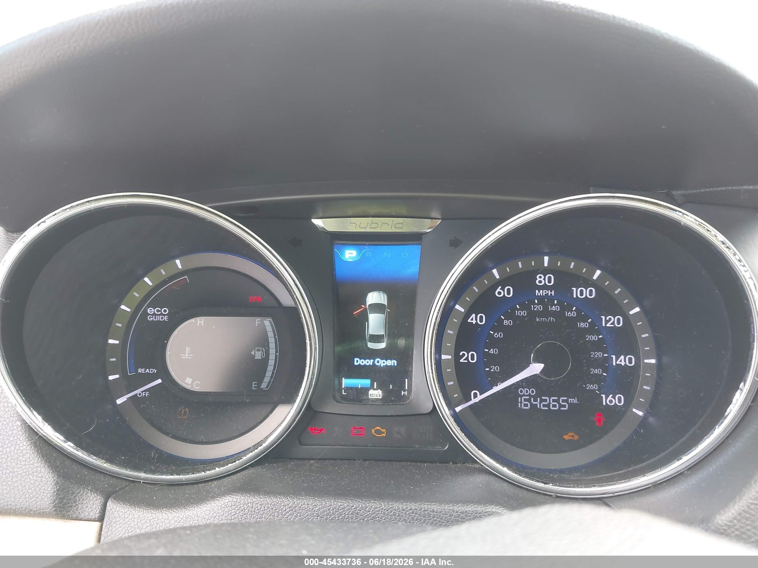2015 Hyundai Sonata Hybrid   White vin: KMHEC4A41FA138280