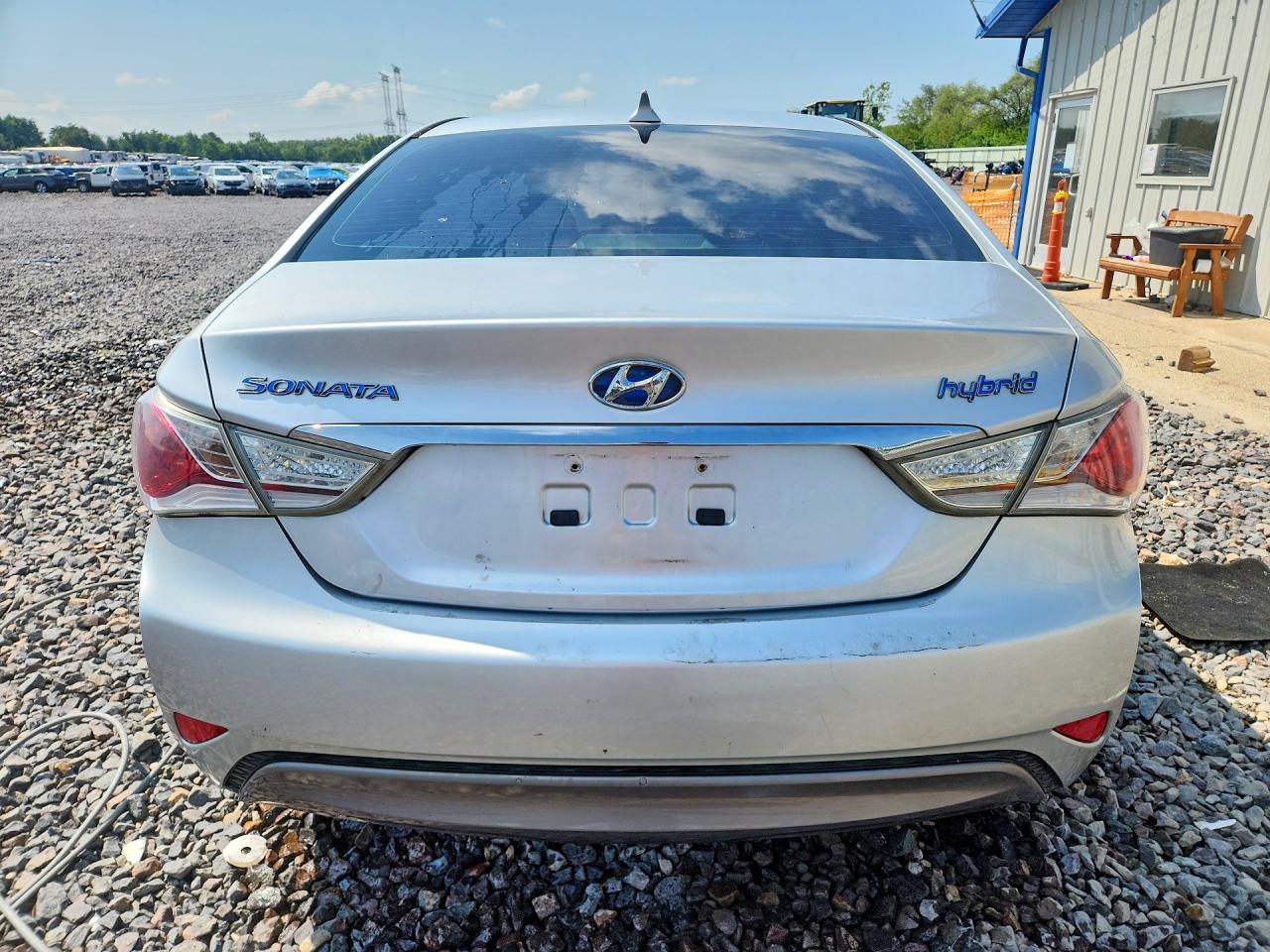 2011 Hyundai Sonata Hybrid Серебряный vin: KMHEC4A42BA003464