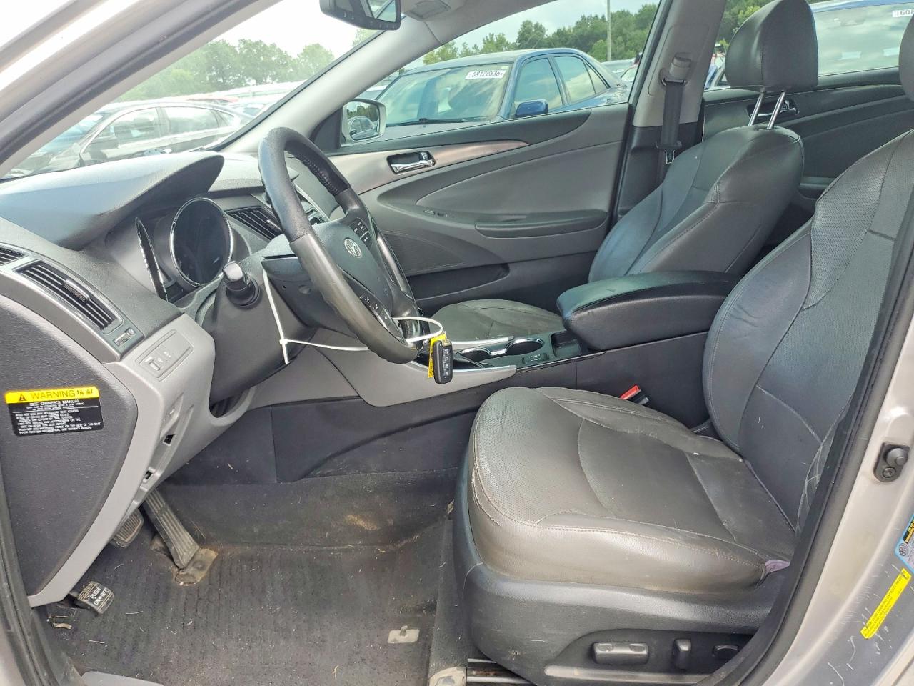 2012 Hyundai Sonata Hybrid Silver vin: KMHEC4A42CA041908