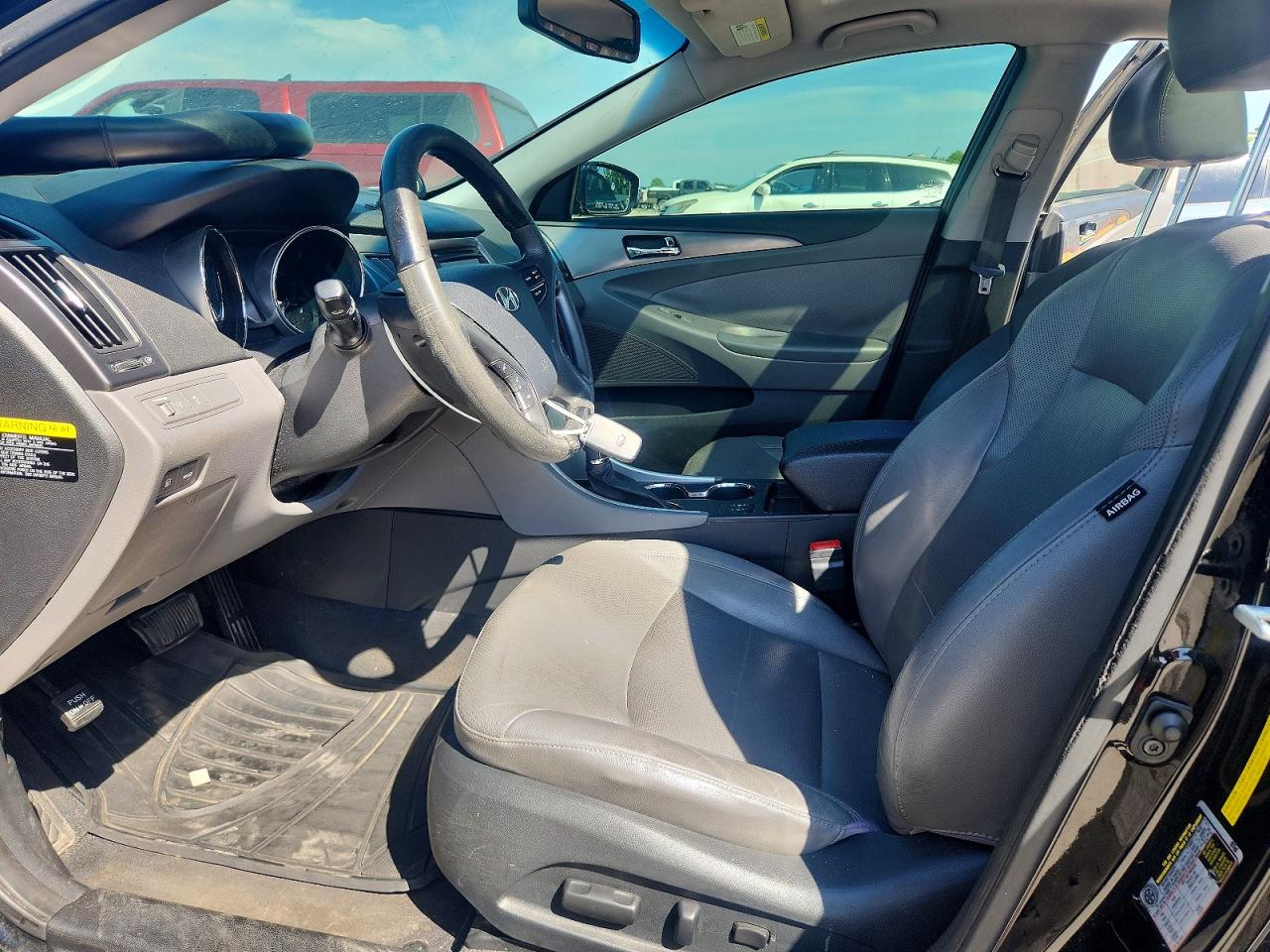 2012 Hyundai Sonata Hybrid Black vin: KMHEC4A42CA047398