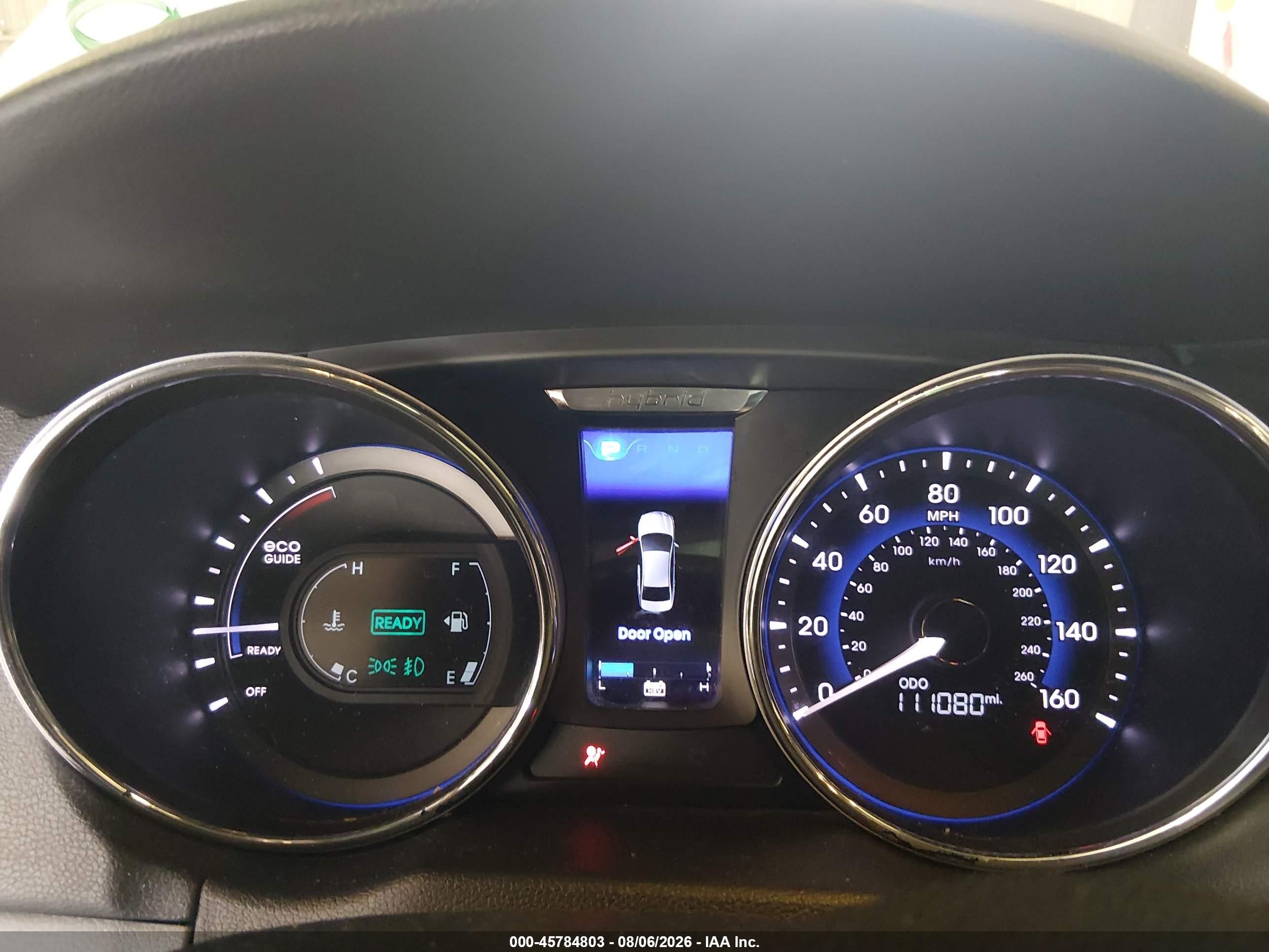 2012 Hyundai Sonata Hybrid   Белый vin: KMHEC4A42CA047837