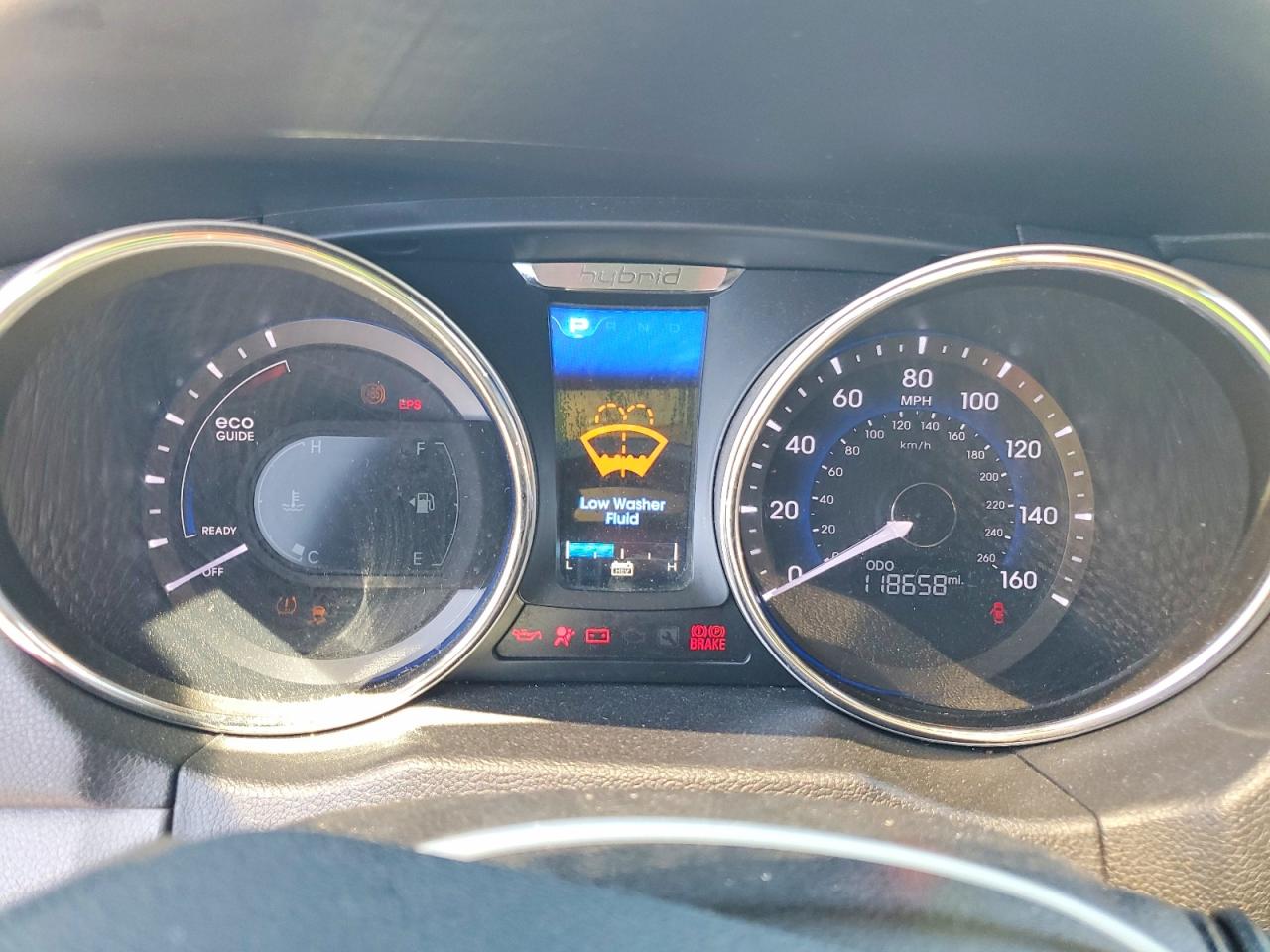2013 Hyundai Sonata Hybrid Серебряный vin: KMHEC4A42DA079530