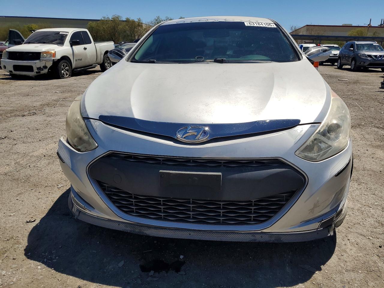 2013 Hyundai Sonata Hybrid Серебряный vin: KMHEC4A42DA079530