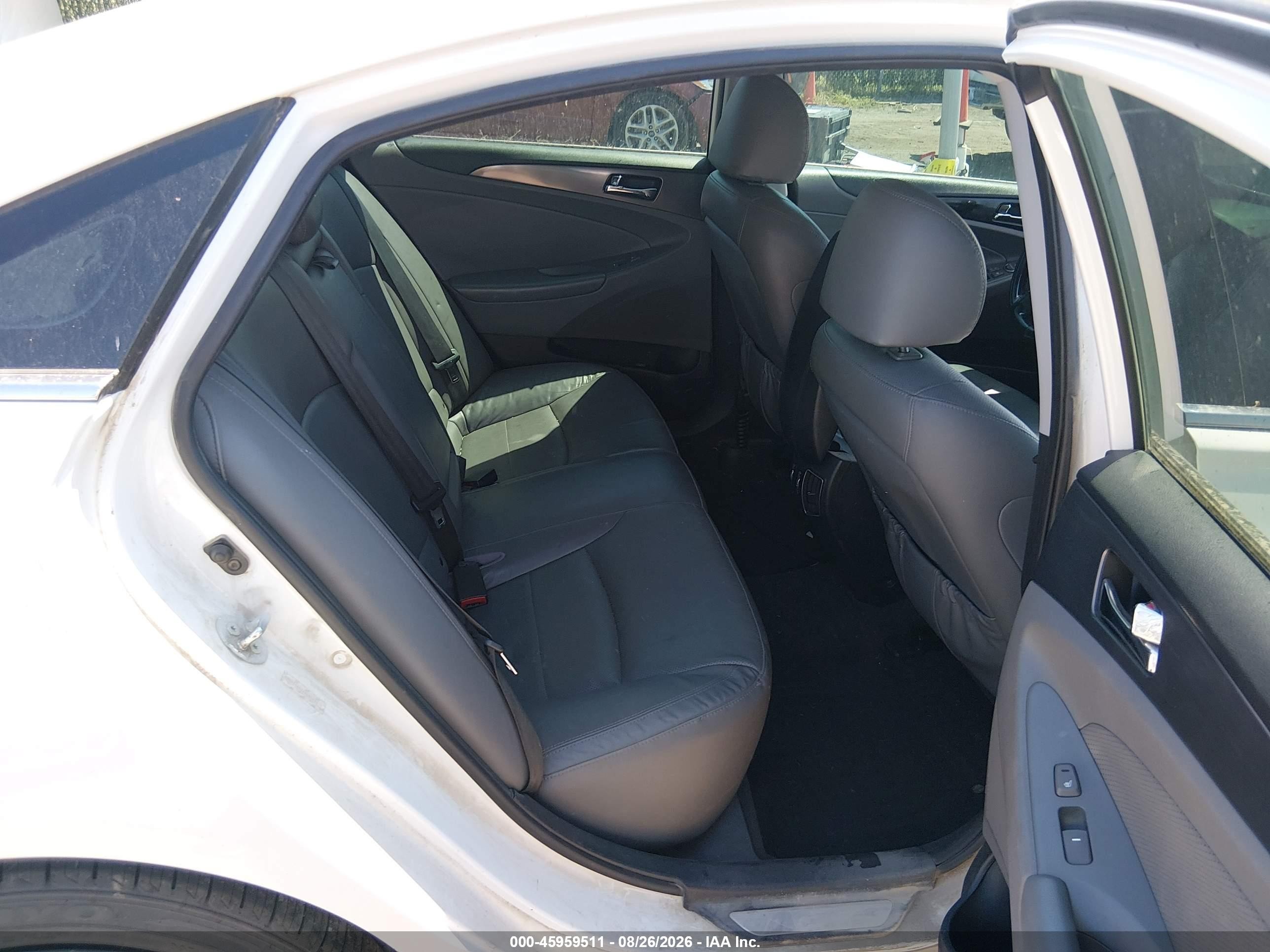 2013 Hyundai Sonata Hybrid Limited White vin: KMHEC4A42DA080886