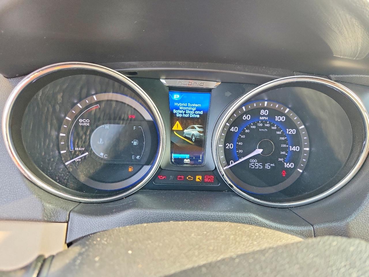 2013 Hyundai Sonata Hybrid Red vin: KMHEC4A42DA081746