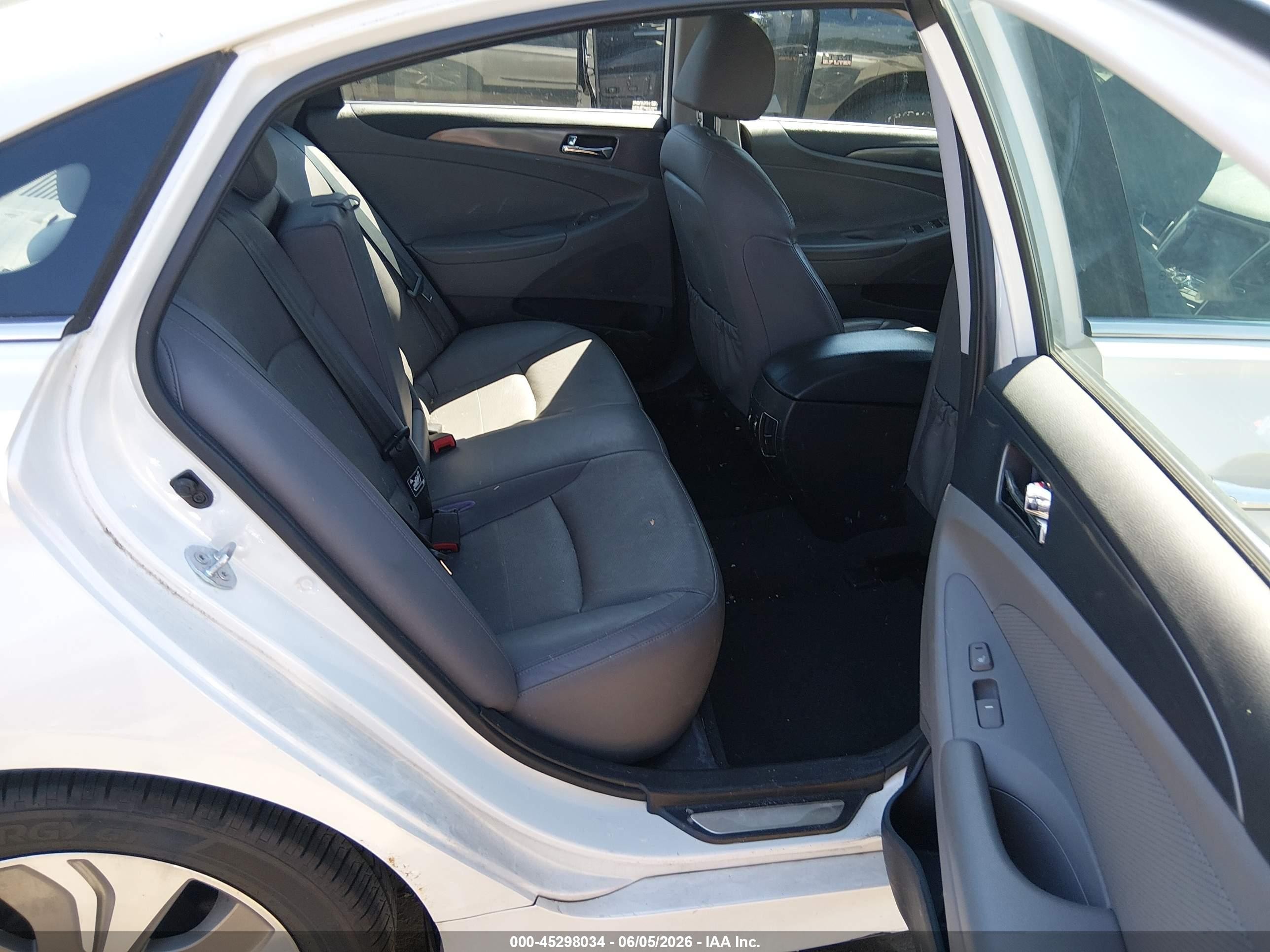 2013 Hyundai Sonata Hybrid Limited White vin: KMHEC4A42DA090687