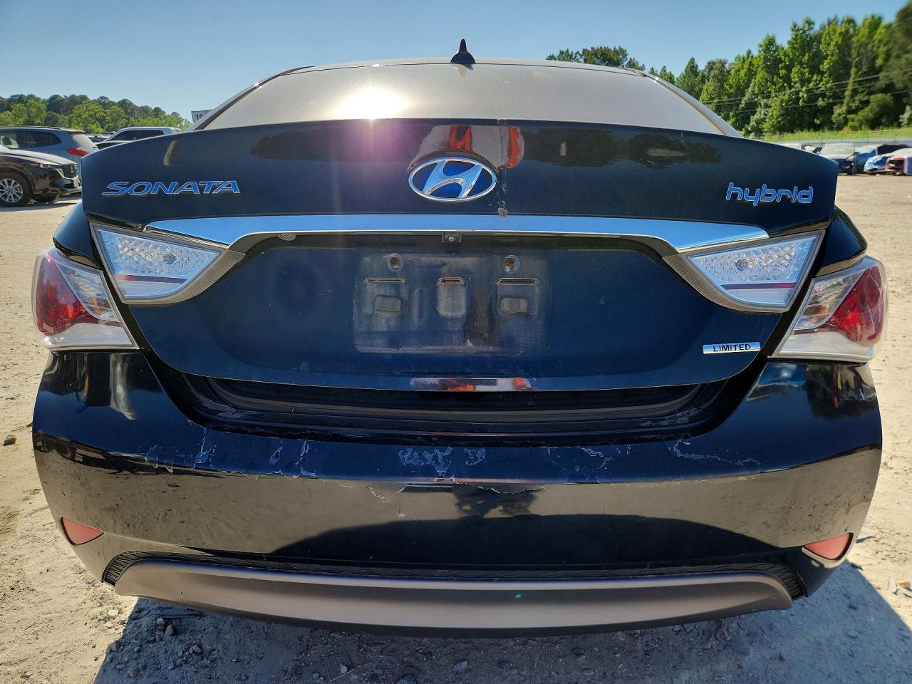 2013 Hyundai Sonata Hybrid Black vin: KMHEC4A42DA091886