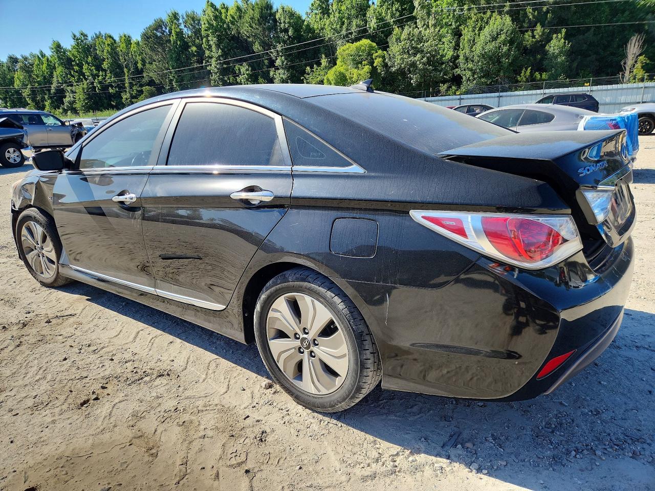 2013 Hyundai Sonata Hybrid Black vin: KMHEC4A42DA091886
