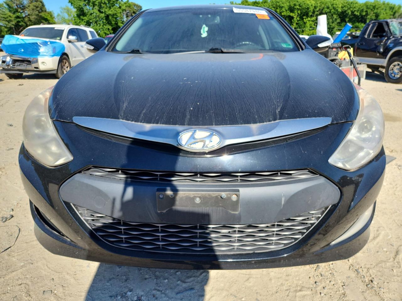 2013 Hyundai Sonata Hybrid Black vin: KMHEC4A42DA091886