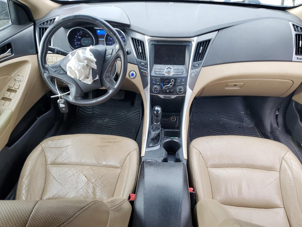 2013 Hyundai Sonata Hybrid Limited Black vin: KMHEC4A42DA096909