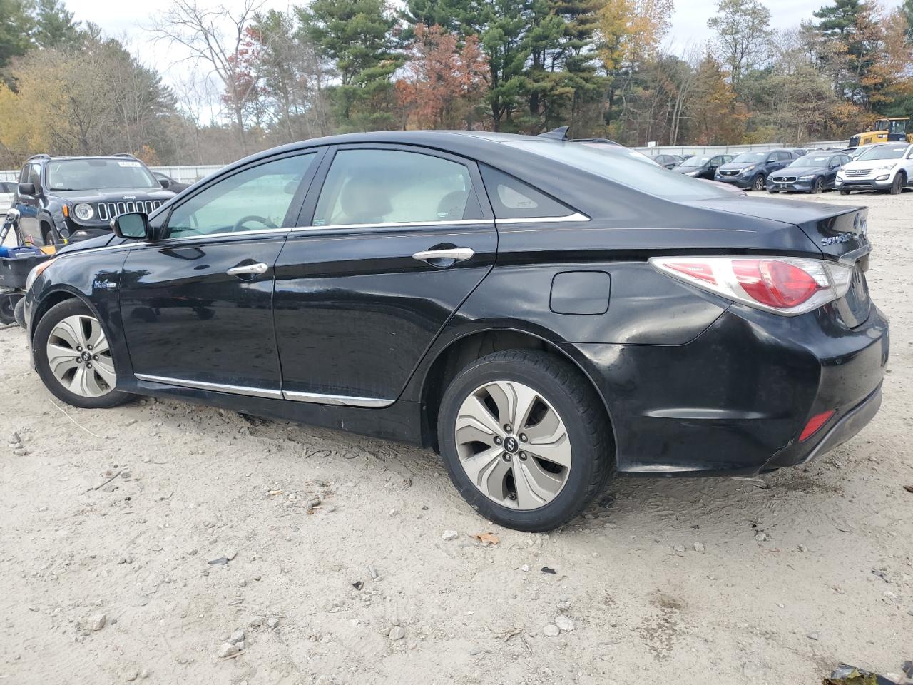 2013 Hyundai Sonata Hybrid Limited Black vin: KMHEC4A42DA096909