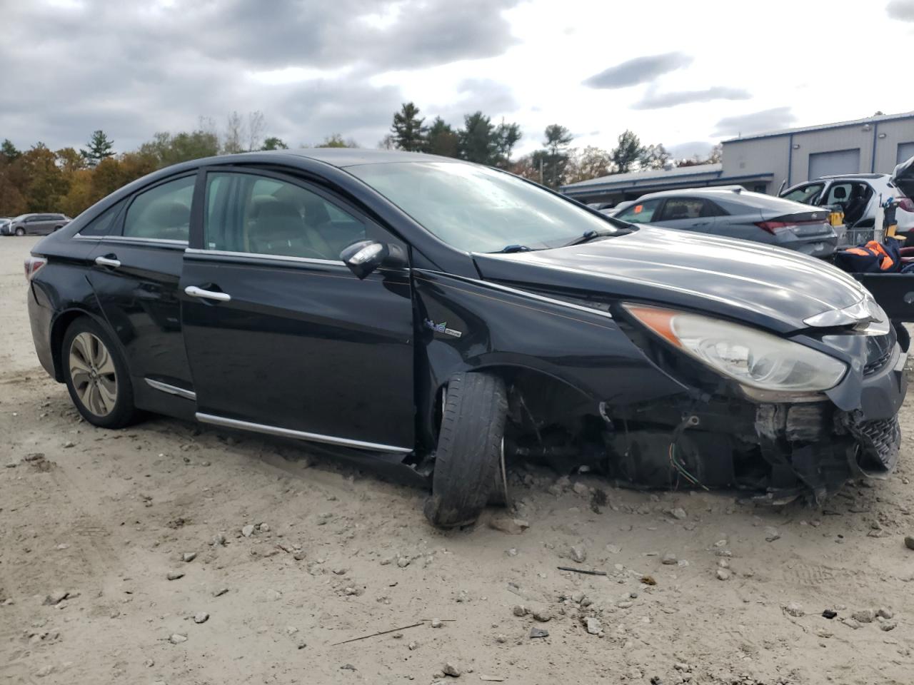 2013 Hyundai Sonata Hybrid Limited Black vin: KMHEC4A42DA096909