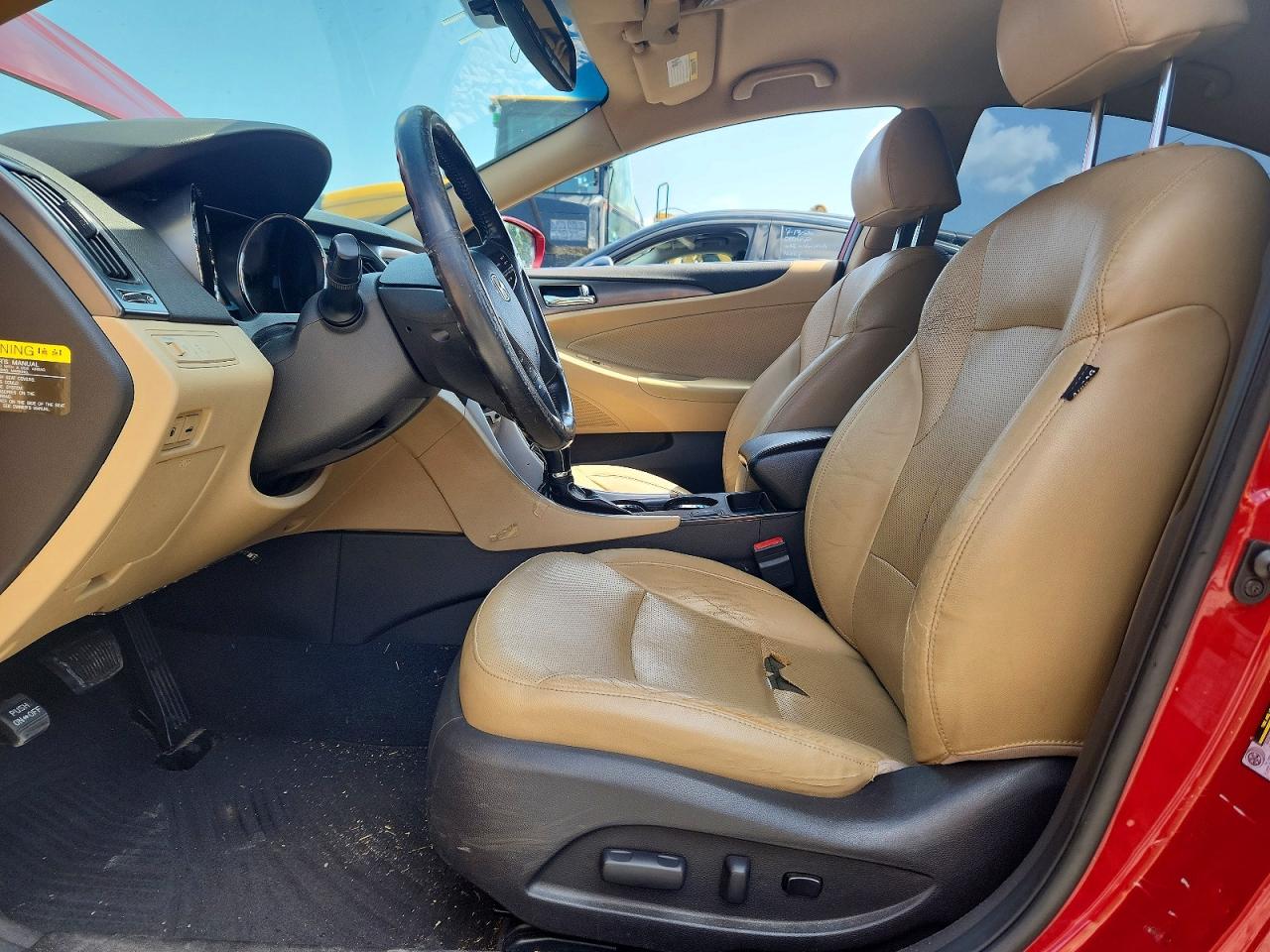 2013 Hyundai Sonata Hybrid Red vin: KMHEC4A42DA098000