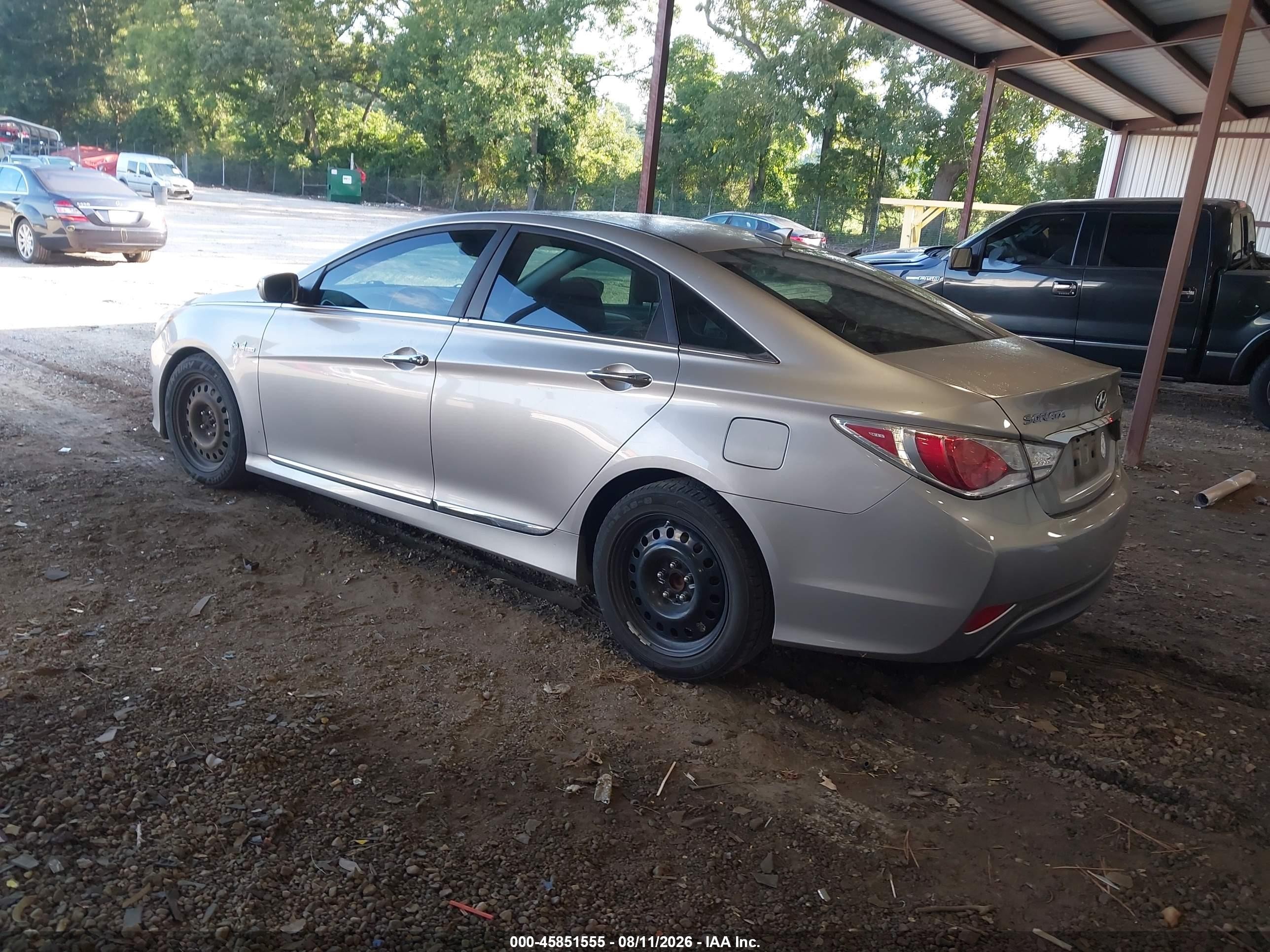 2013 Hyundai Sonata Hybrid Limited Серый vin: KMHEC4A42DA098563