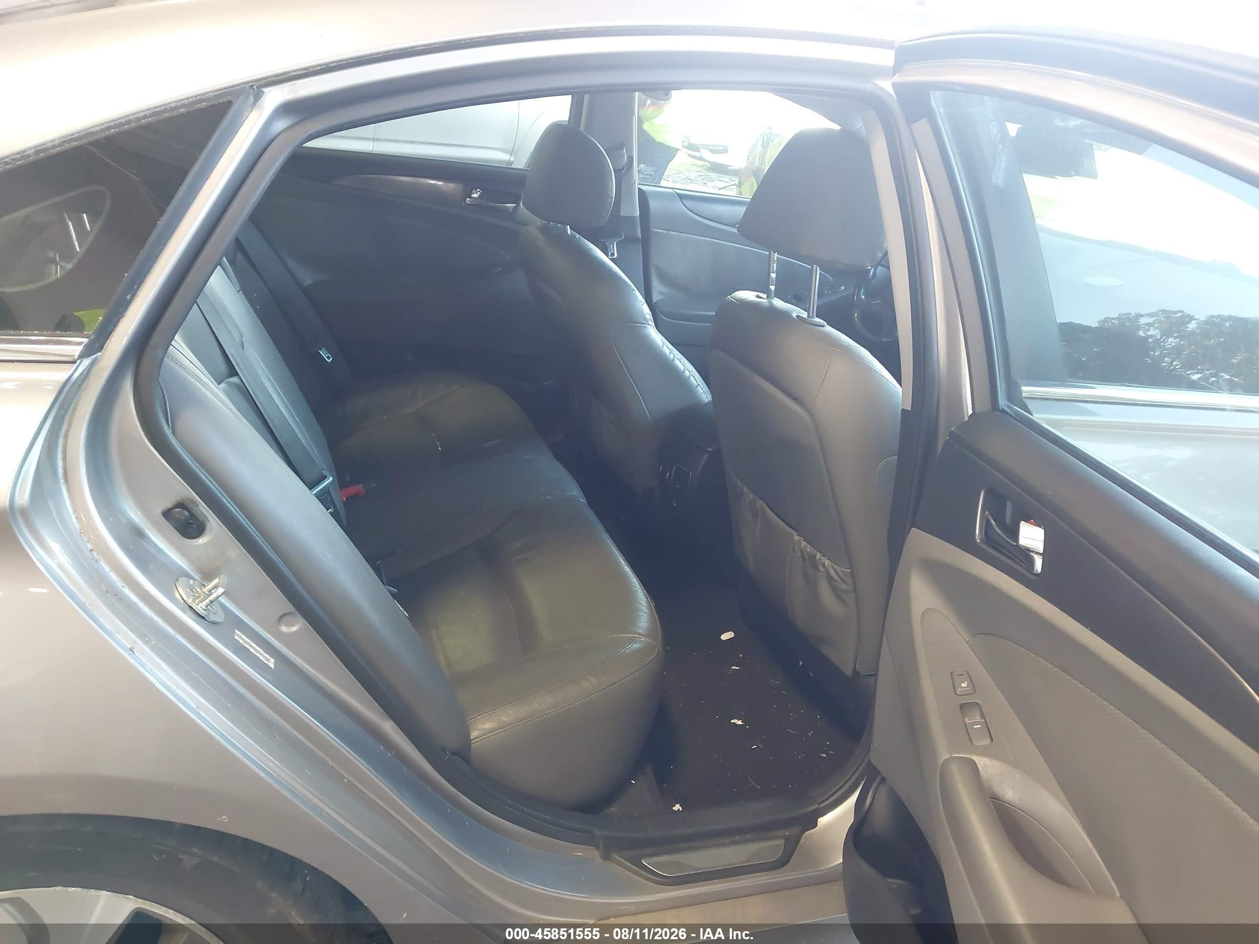 2013 Hyundai Sonata Hybrid Limited Серый vin: KMHEC4A42DA098563