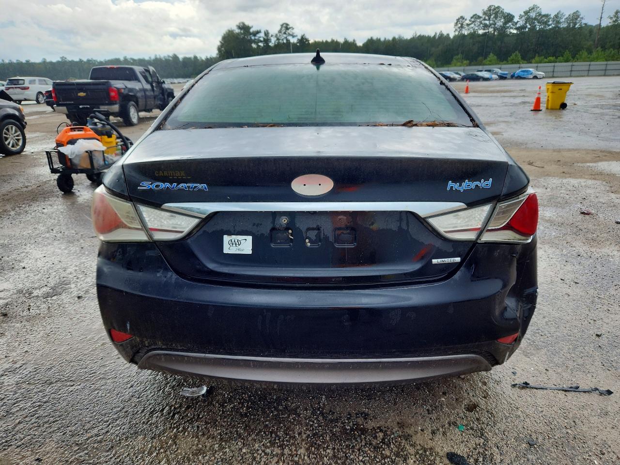 2014 Hyundai Sonata Hybrid Черный vin: KMHEC4A42EA102306