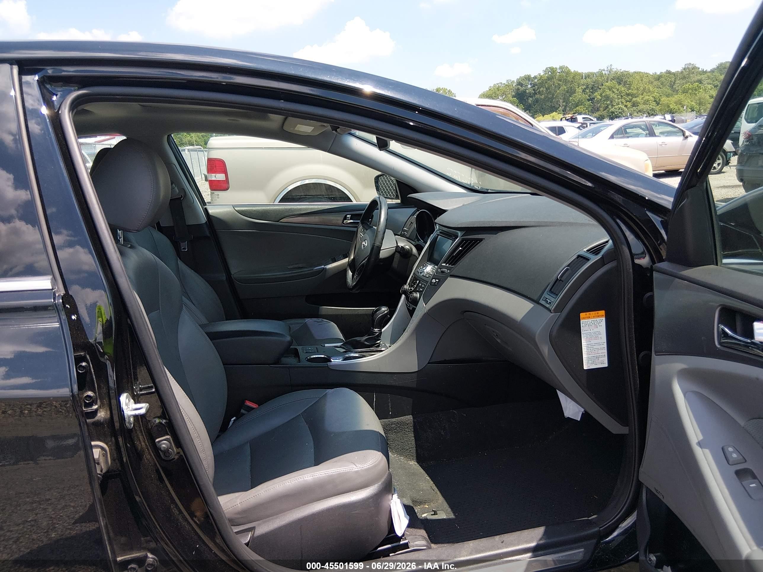 2014 Hyundai Sonata Hybrid Limited Black vin: KMHEC4A42EA105075