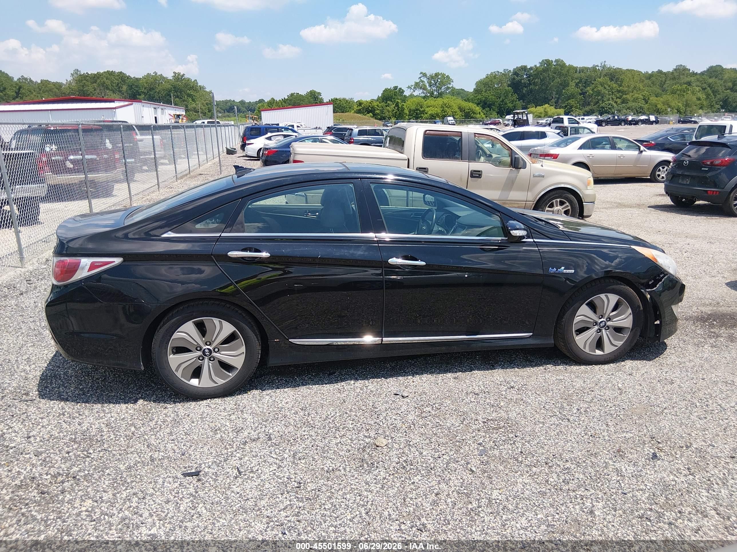 2014 Hyundai Sonata Hybrid Limited Black vin: KMHEC4A42EA105075