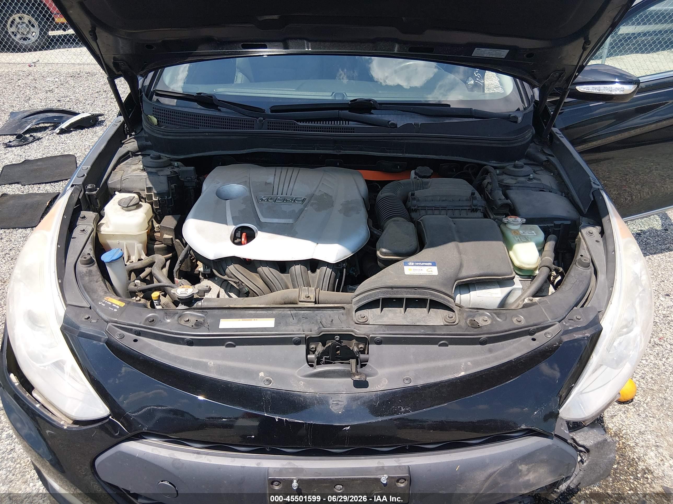 2014 Hyundai Sonata Hybrid Limited Black vin: KMHEC4A42EA105075