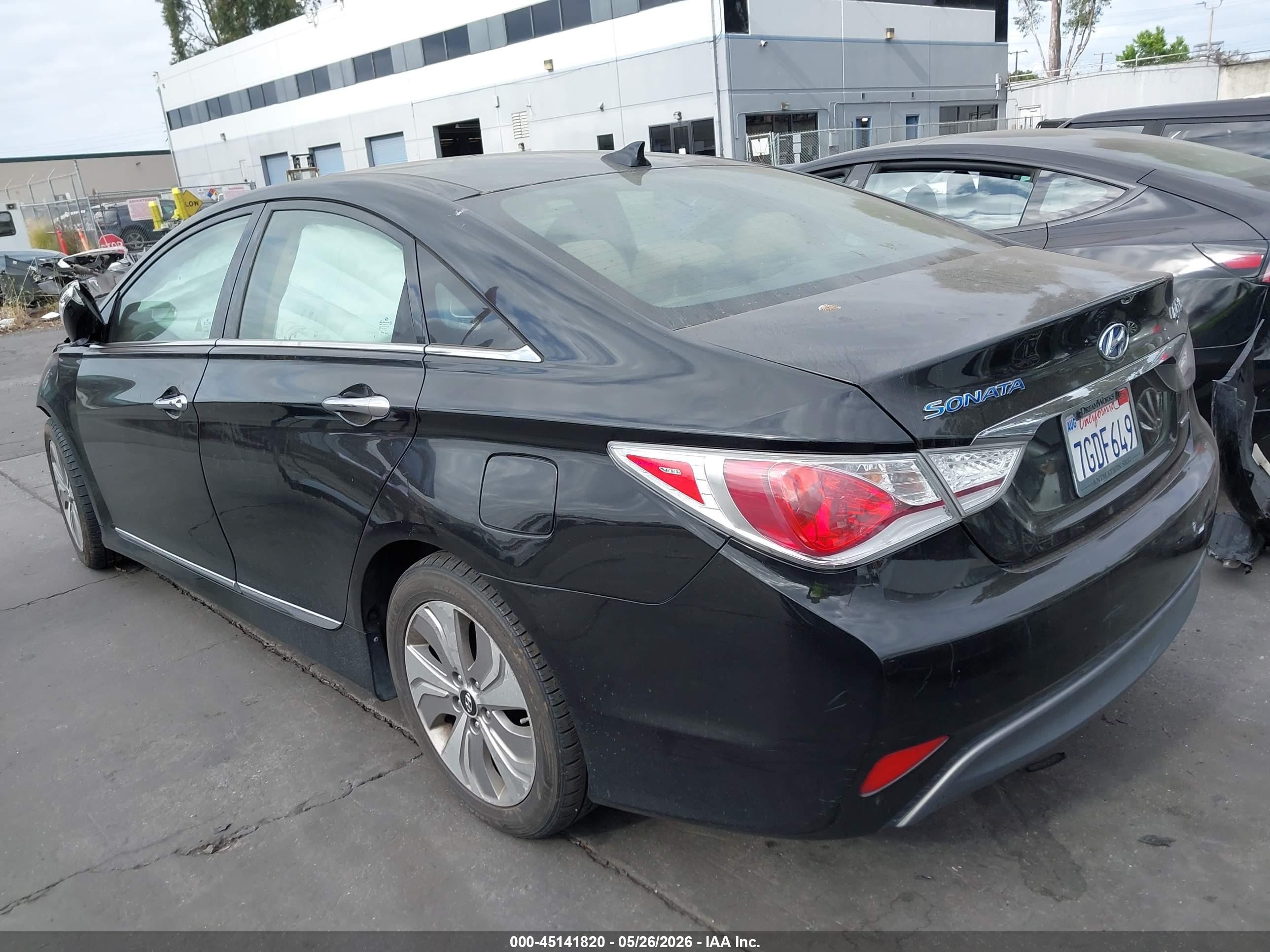 2014 Hyundai Sonata Hybrid Limited Black vin: KMHEC4A42EA105643