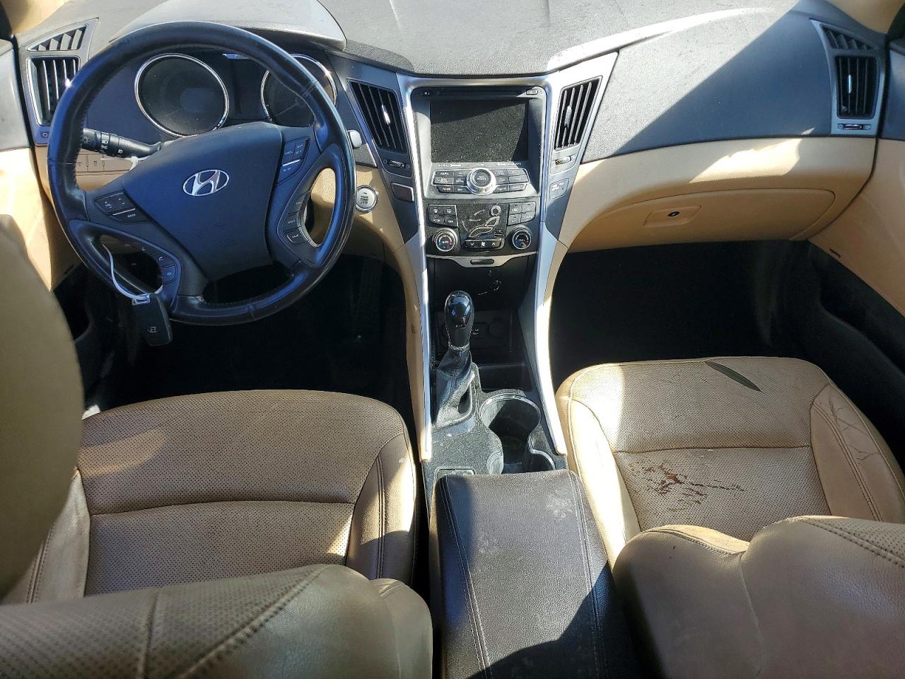 2014 Hyundai Sonata Hybrid White vin: KMHEC4A42EA107117
