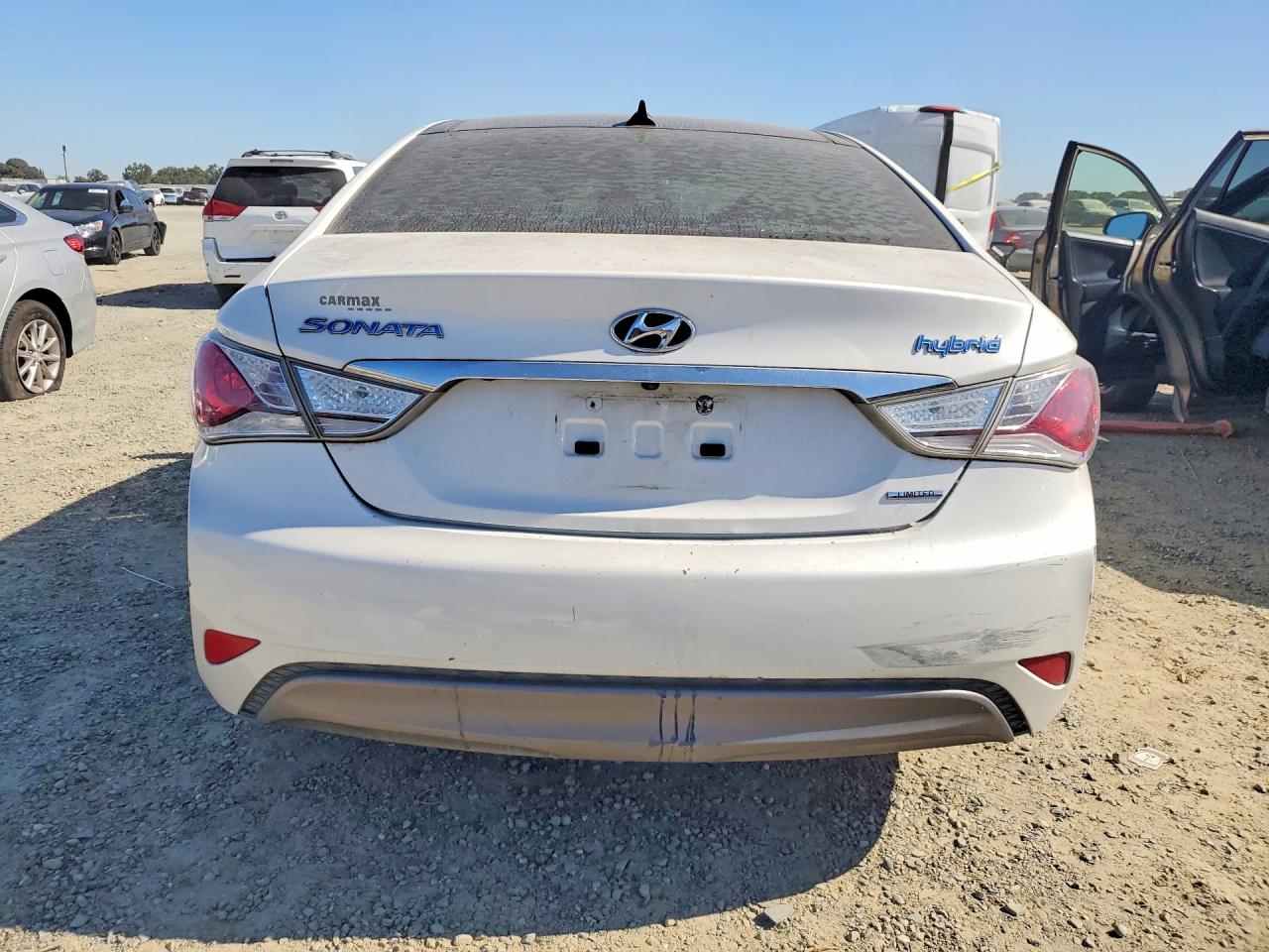 2014 Hyundai Sonata Hybrid White vin: KMHEC4A42EA107117