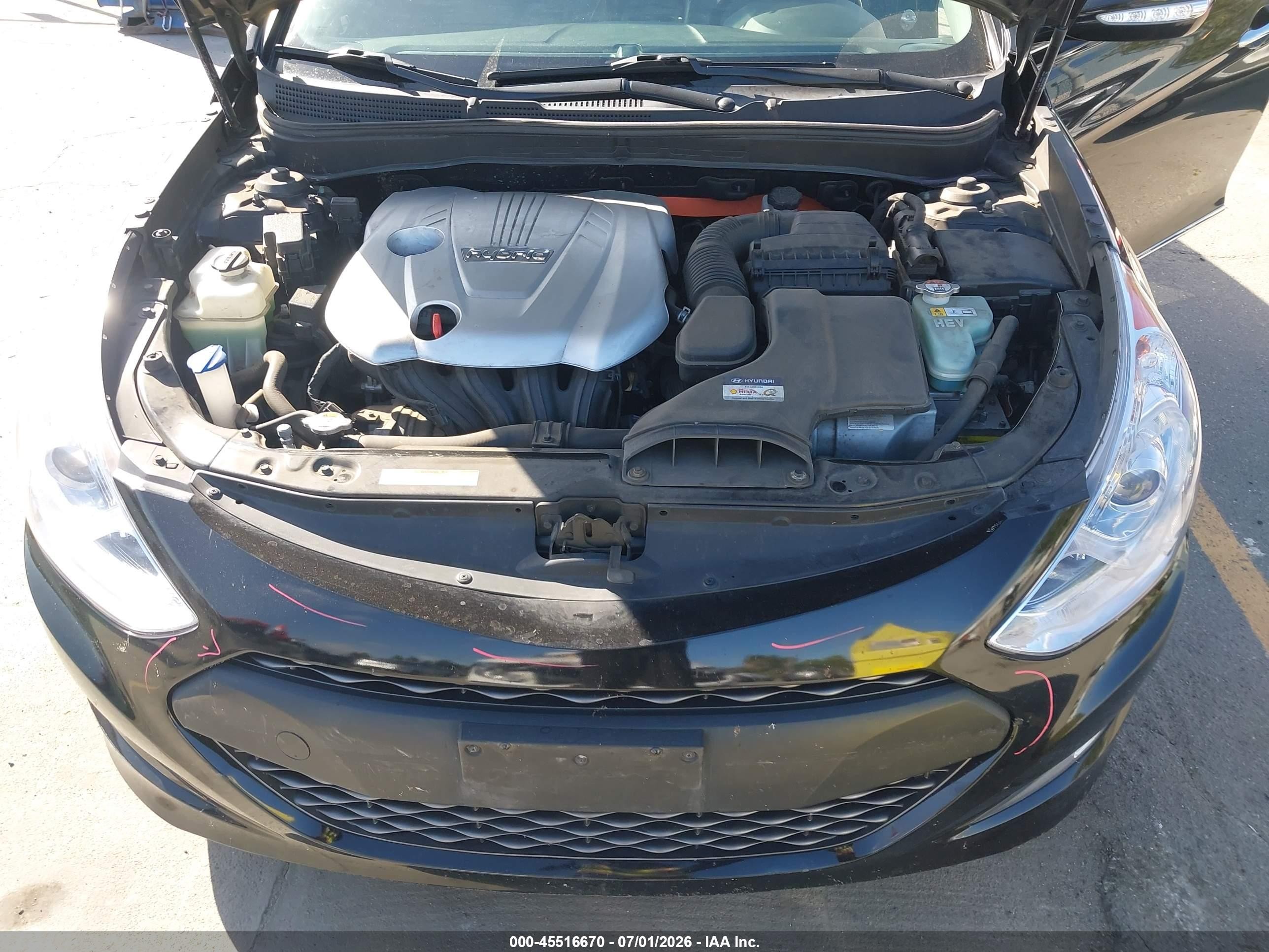 2014 Hyundai Sonata Hybrid Limited Black vin: KMHEC4A42EA107490